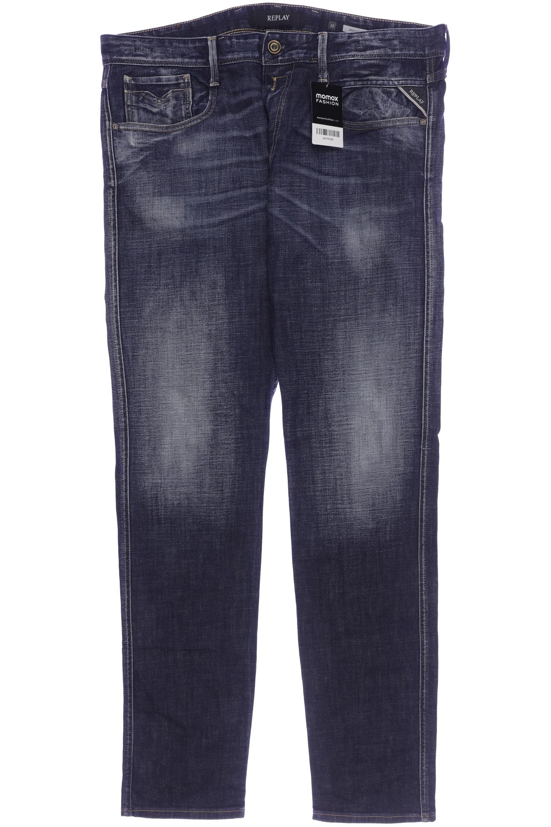 

Replay Herren Jeans, marineblau, Gr. 38