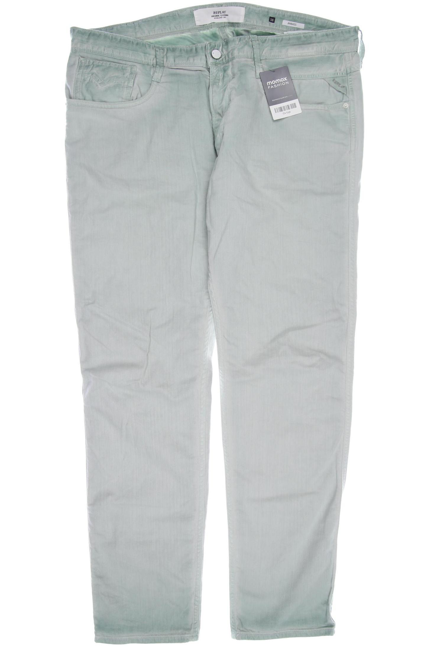 

Replay Herren Jeans, hellgrün