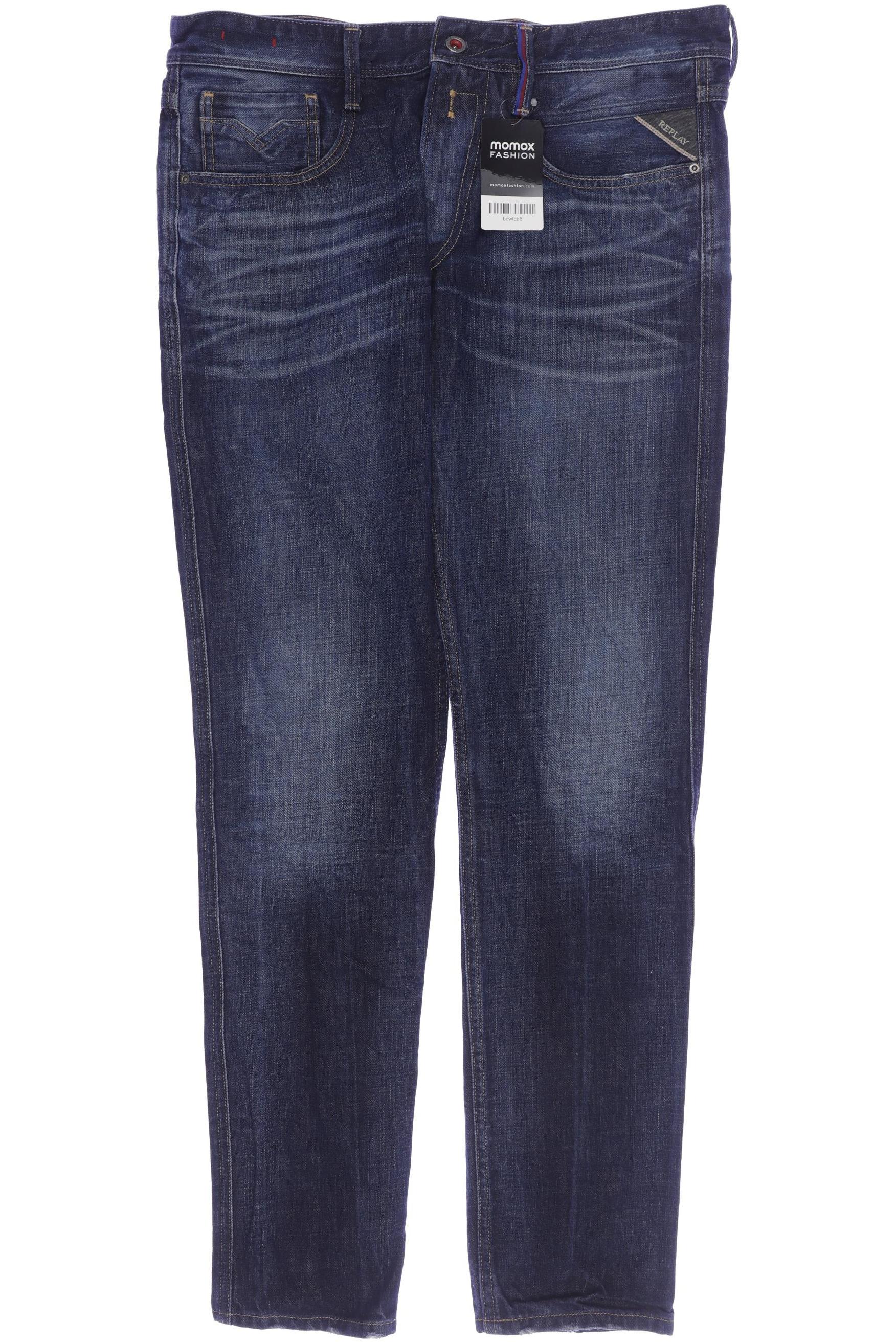 

Replay Herren Jeans, marineblau, Gr. 34