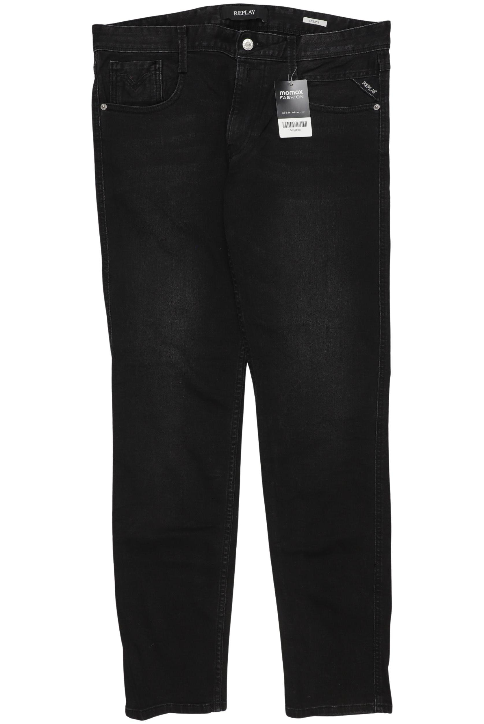 

Replay Herren Jeans, schwarz, Gr. 33