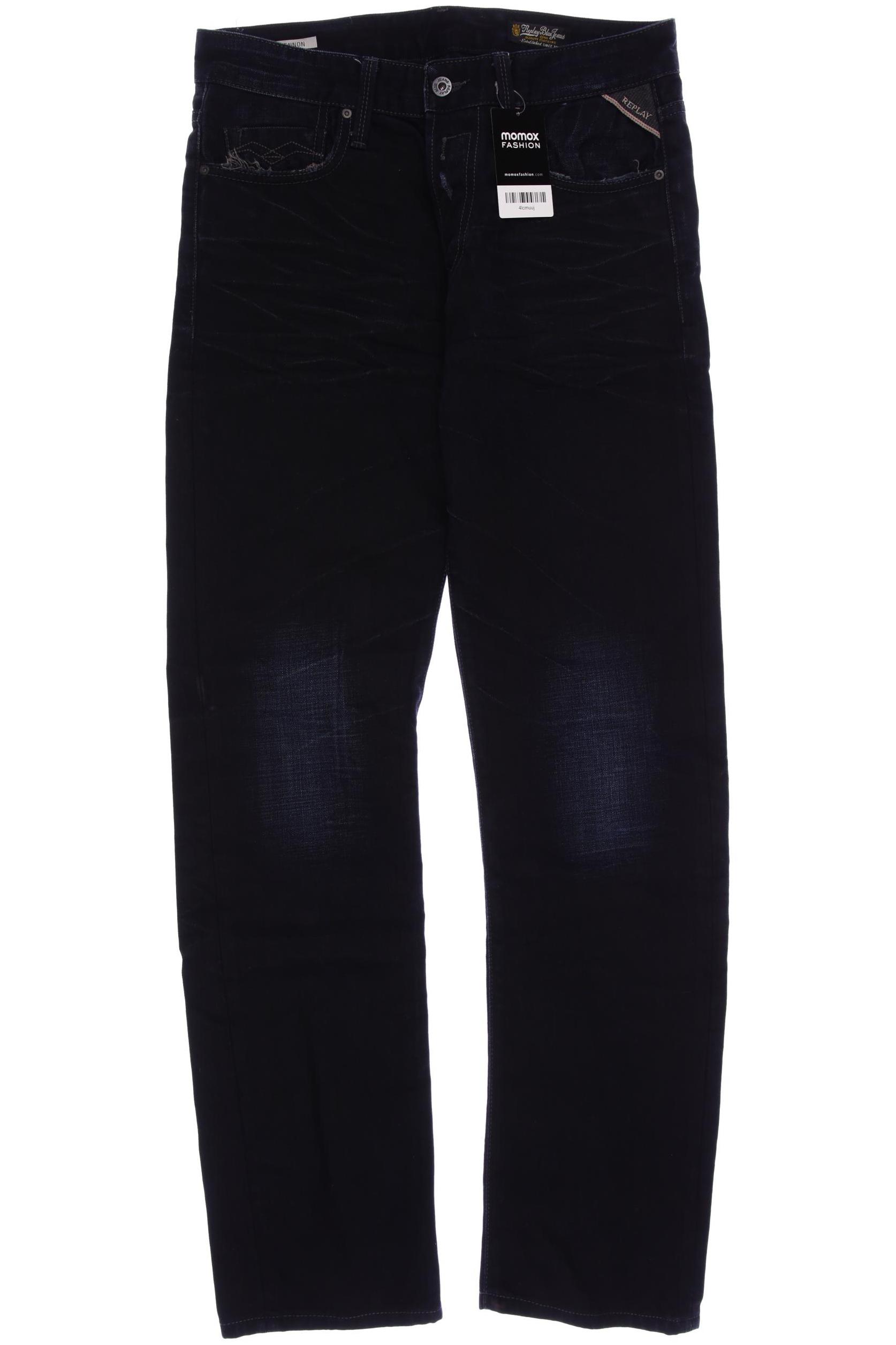 

Replay Herren Jeans, marineblau