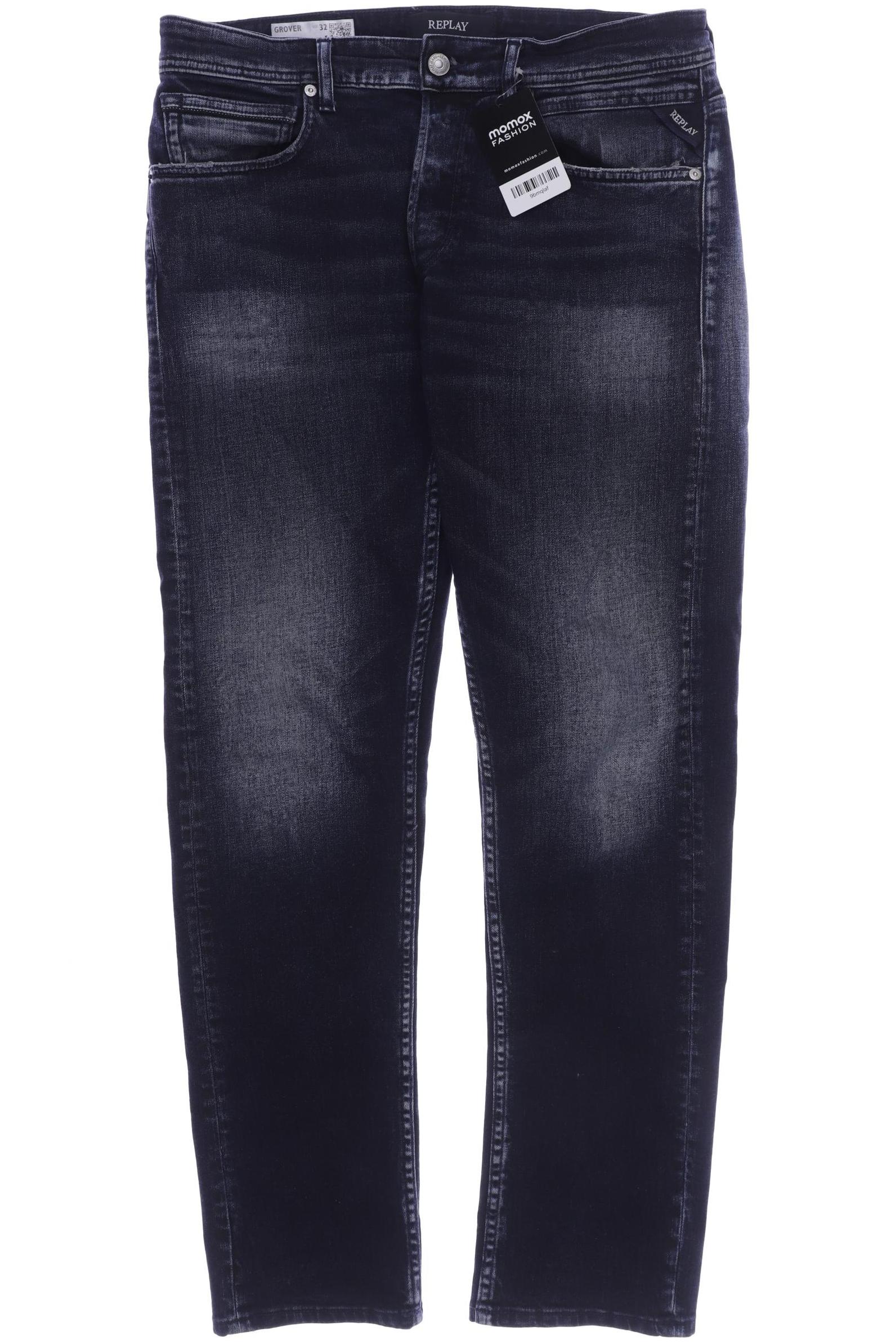 

Replay Herren Jeans, marineblau