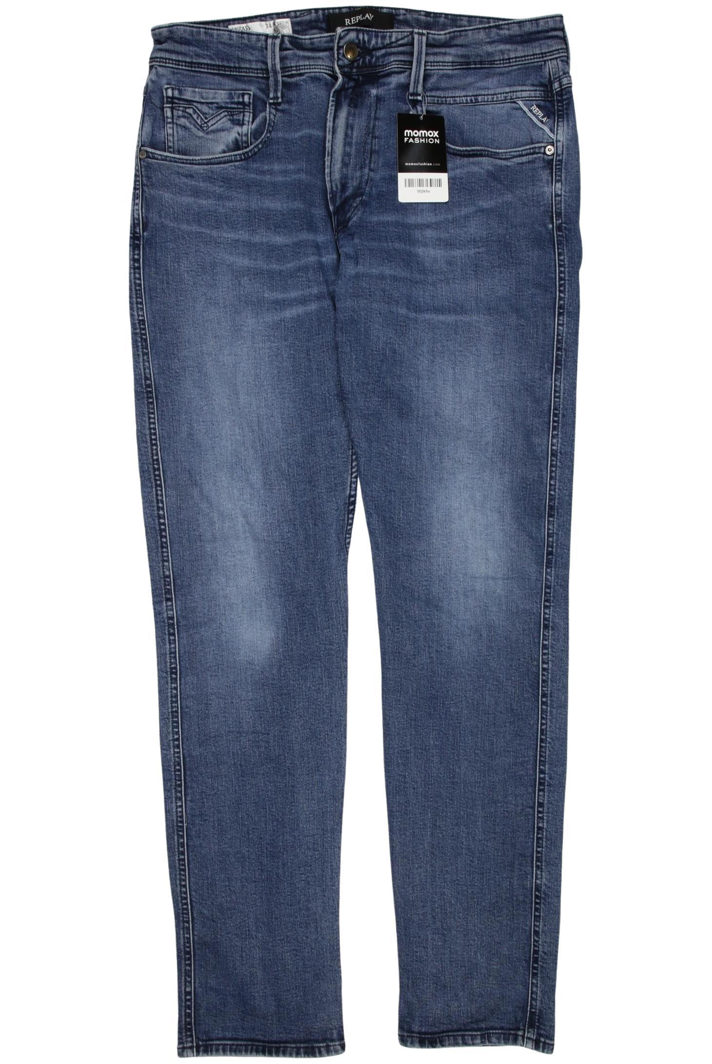 

Replay Herren Jeans, blau, Gr. 34