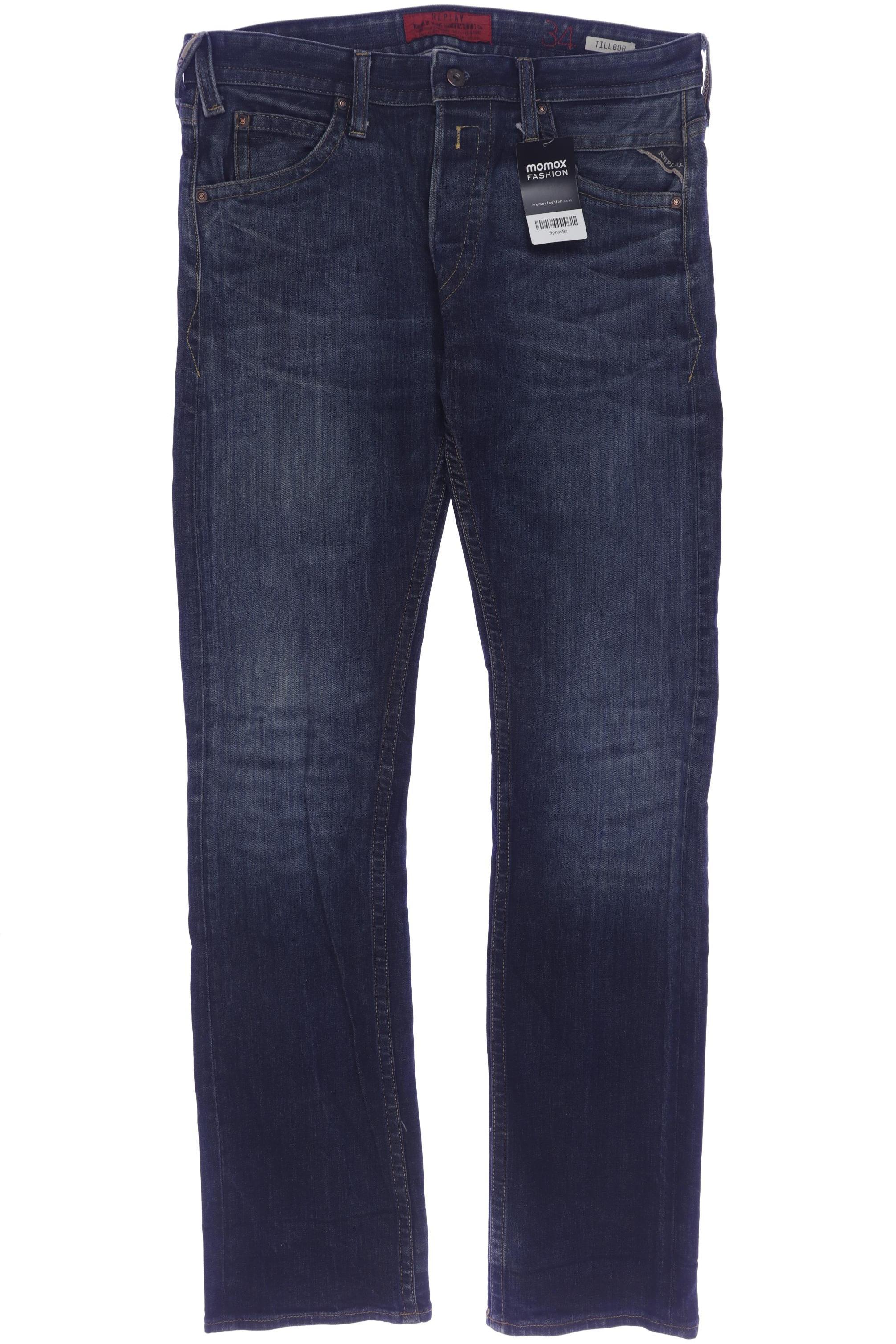 

Replay Herren Jeans, marineblau, Gr. 34