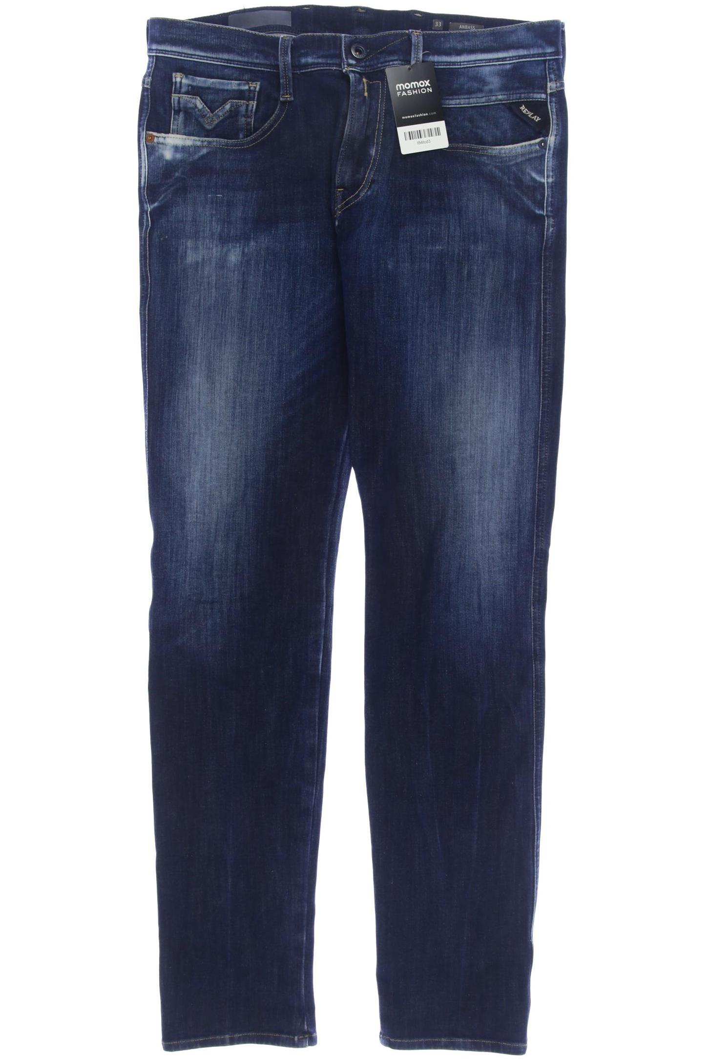 

Replay Herren Jeans, marineblau, Gr. 33