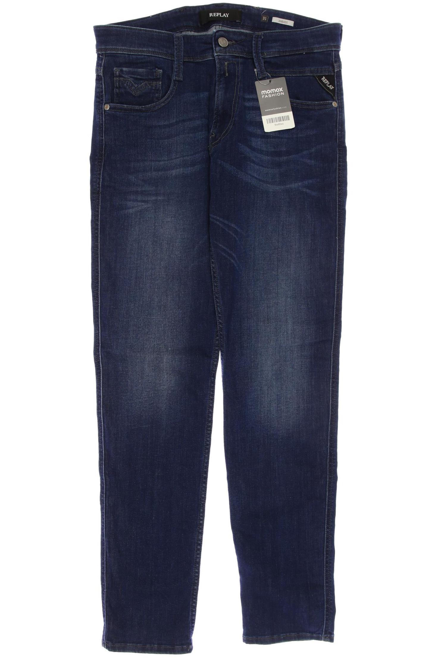 

Replay Herren Jeans, marineblau