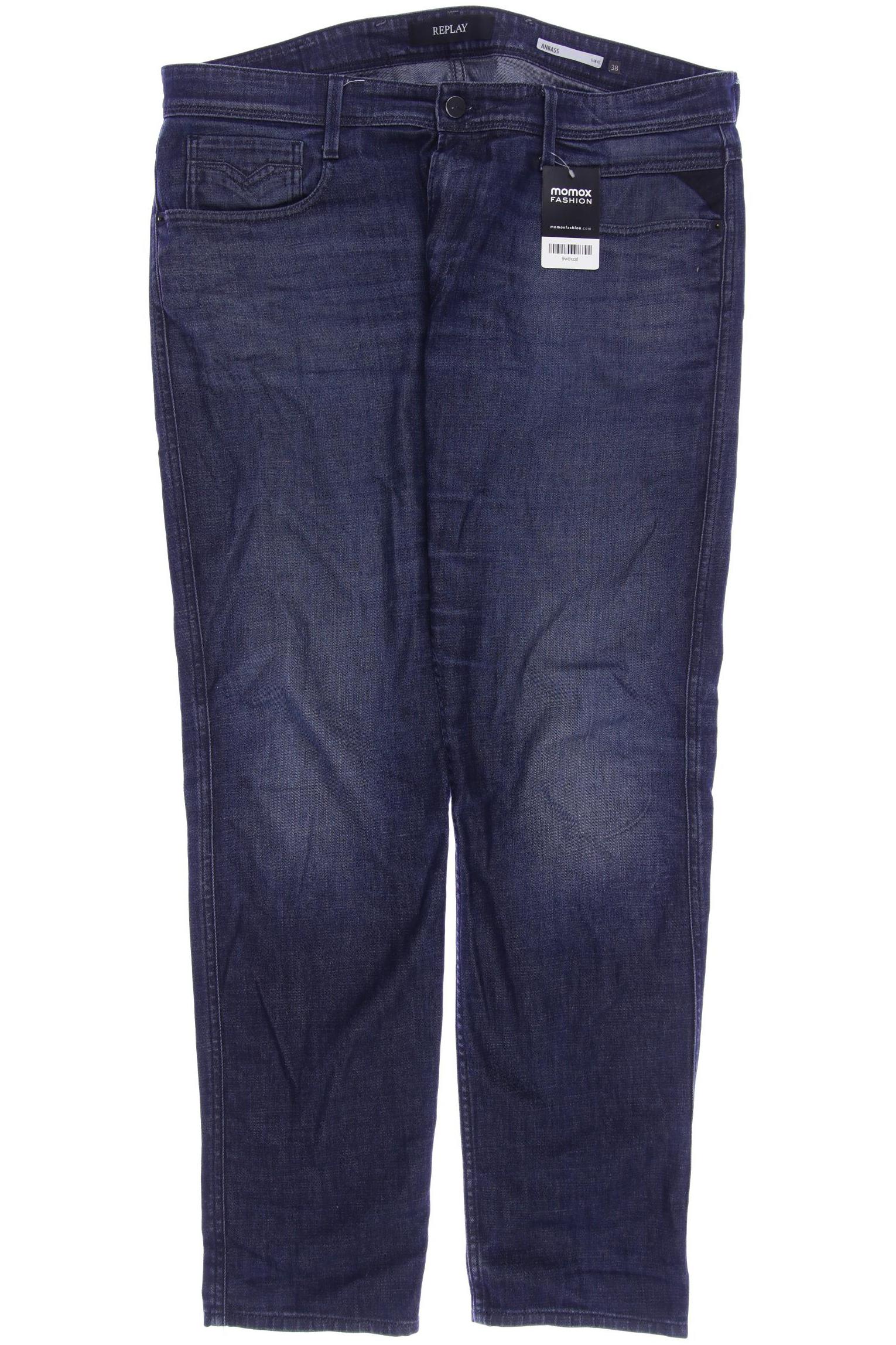 

Replay Herren Jeans, marineblau