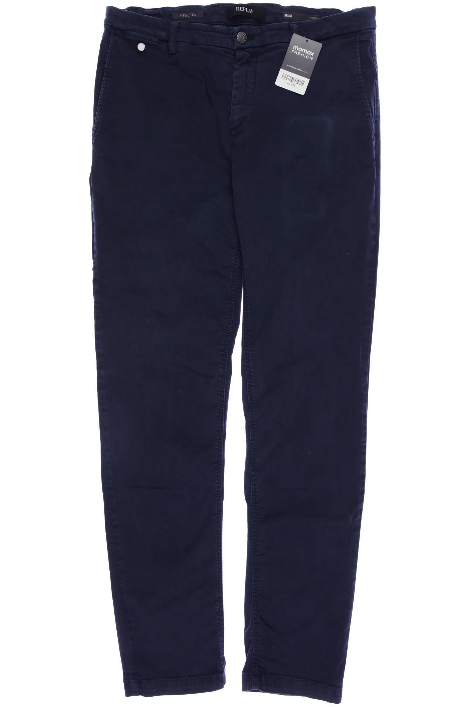 

Replay Herren Jeans, marineblau