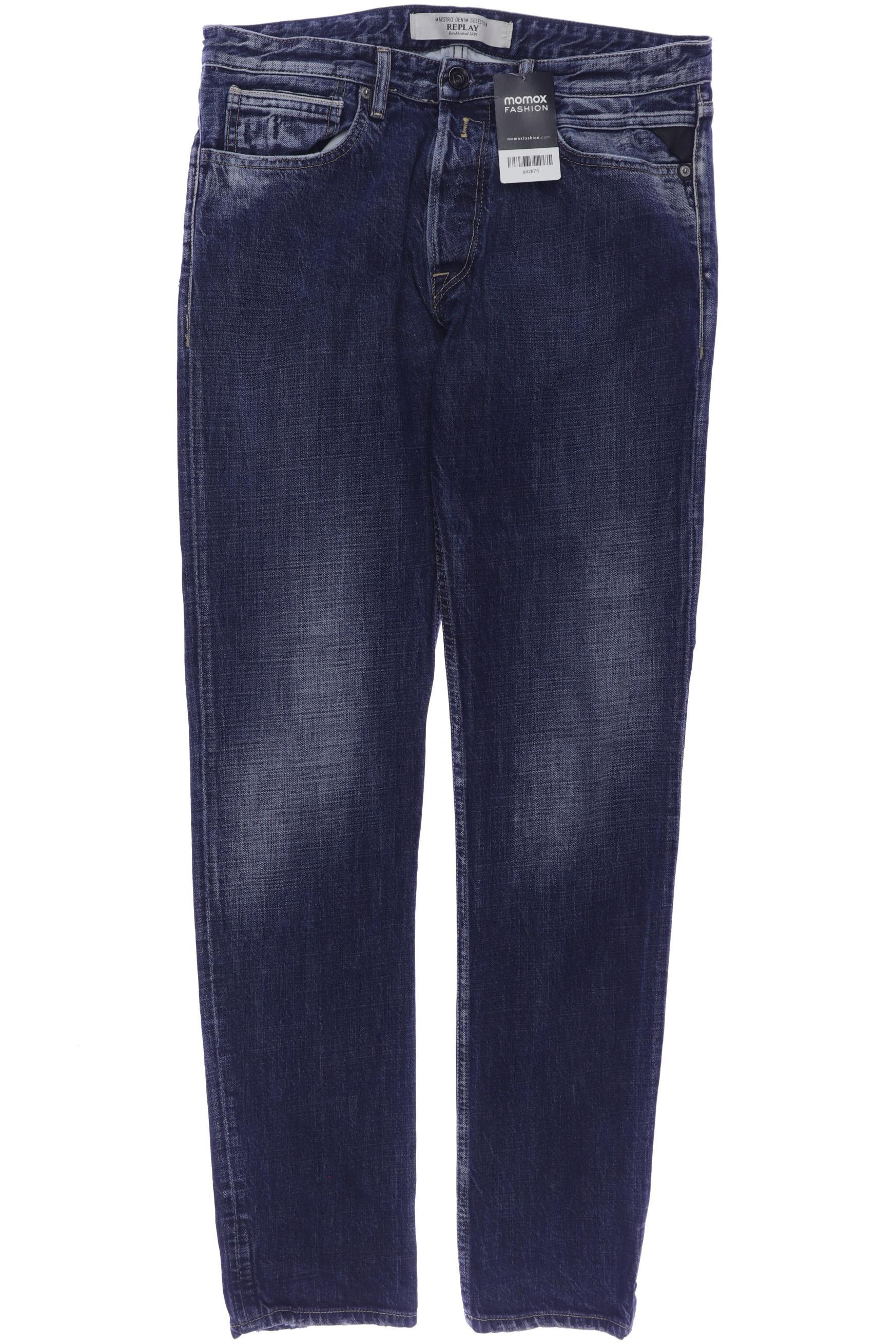 

Replay Herren Jeans, marineblau, Gr. 32