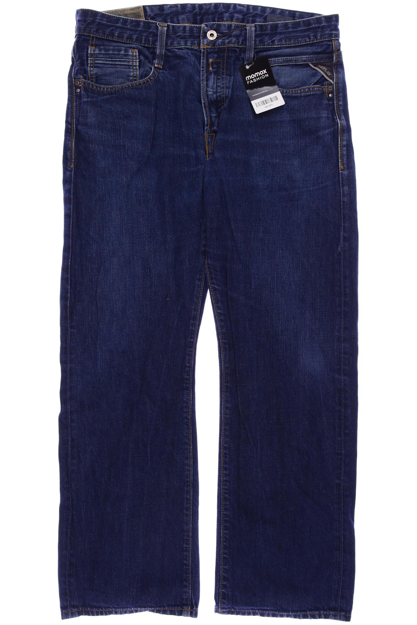 

Replay Herren Jeans, marineblau