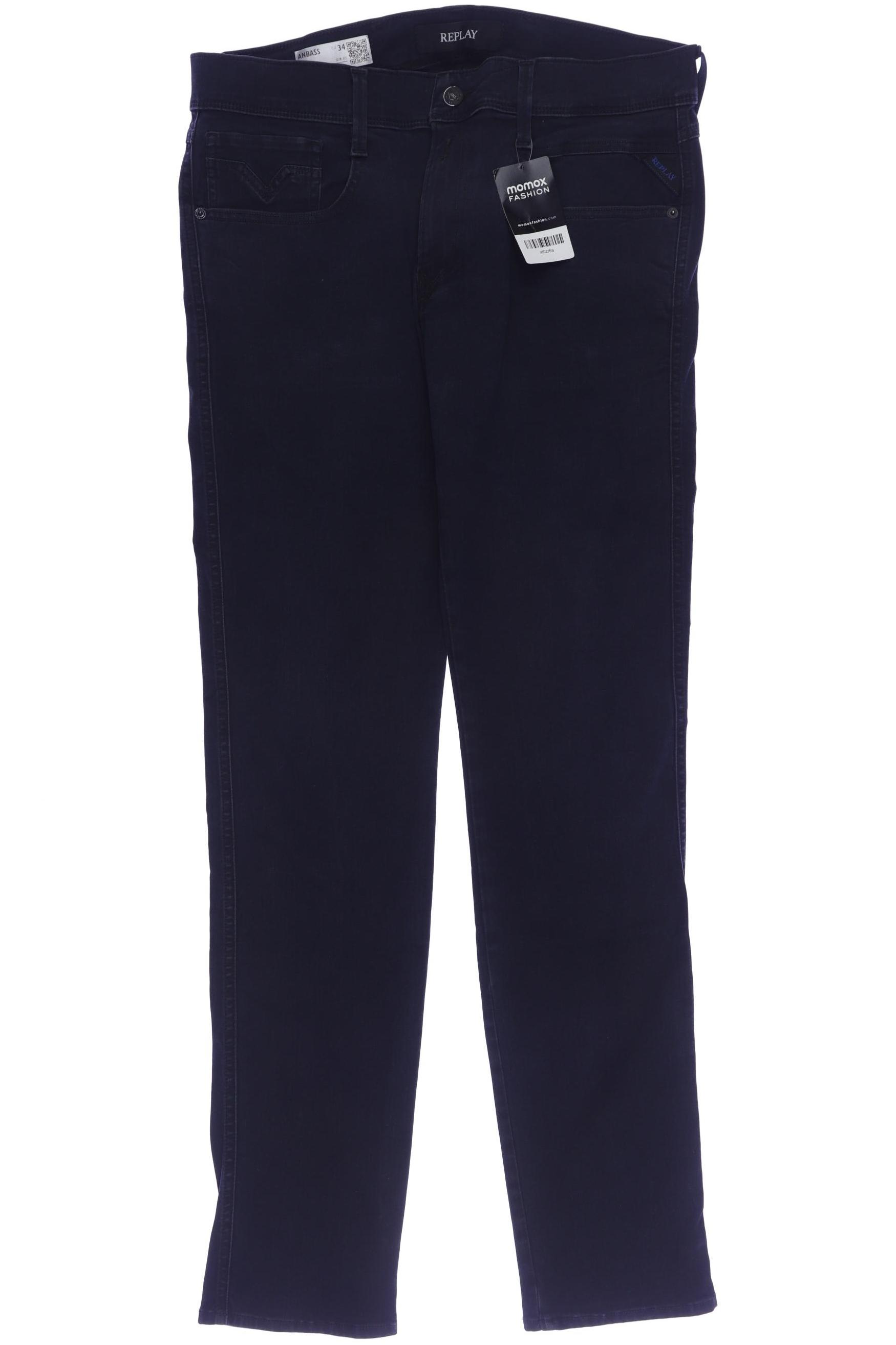 

Replay Herren Jeans, marineblau, Gr. 34