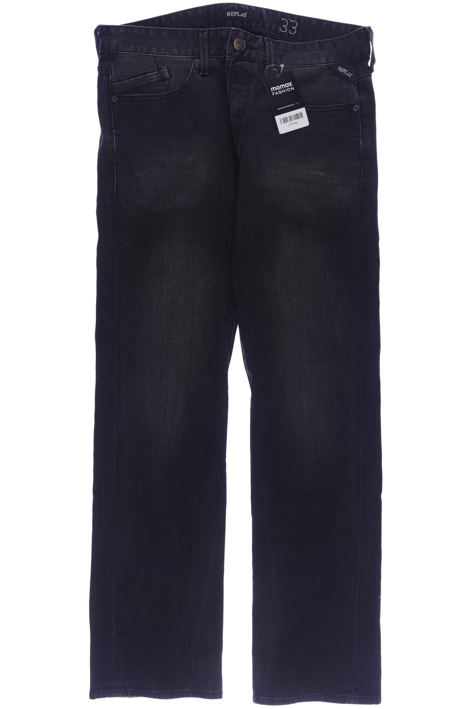 

Replay Herren Jeans, schwarz, Gr. 33