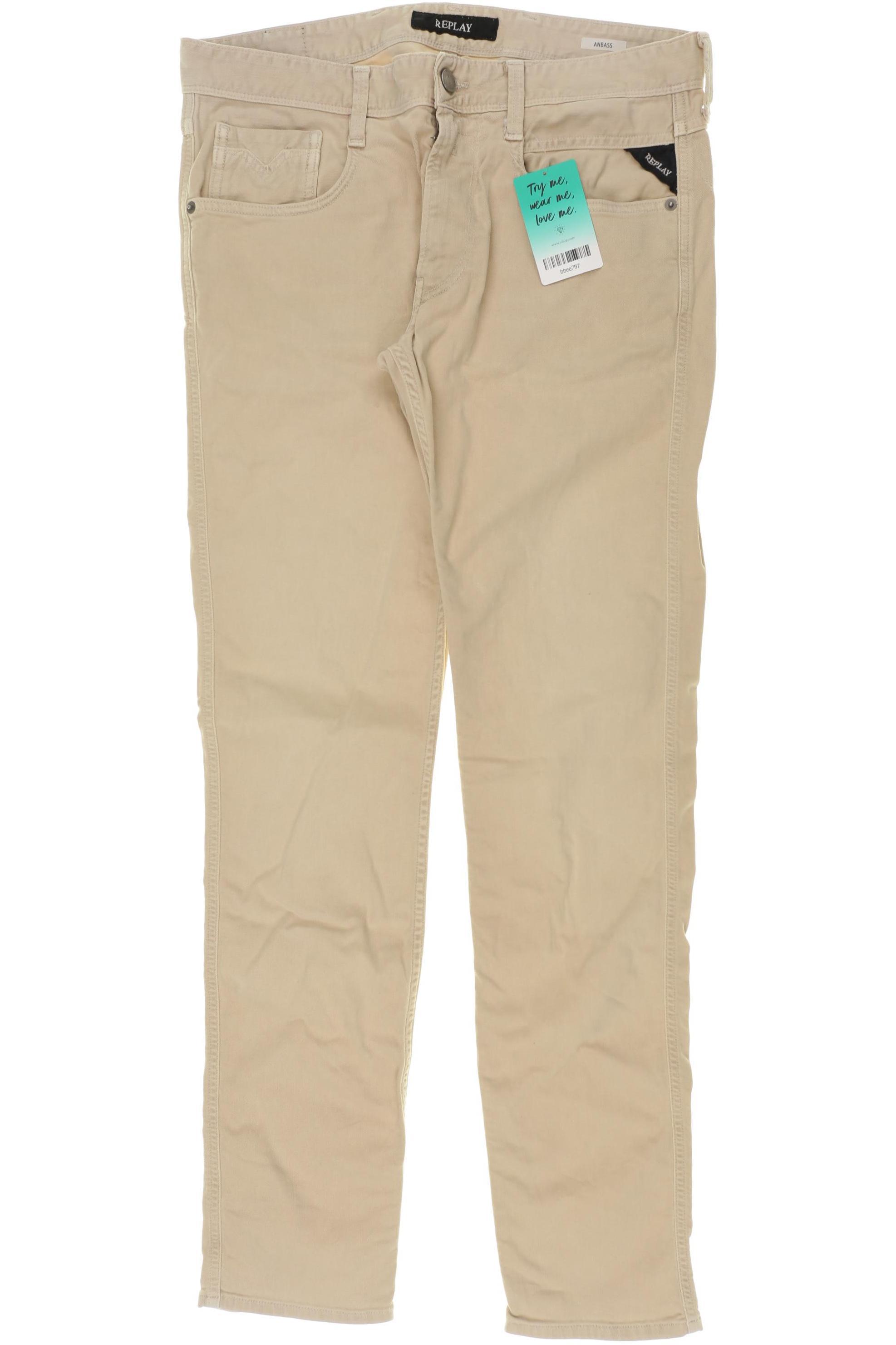 

Replay Herren Jeans, beige, Gr. 32
