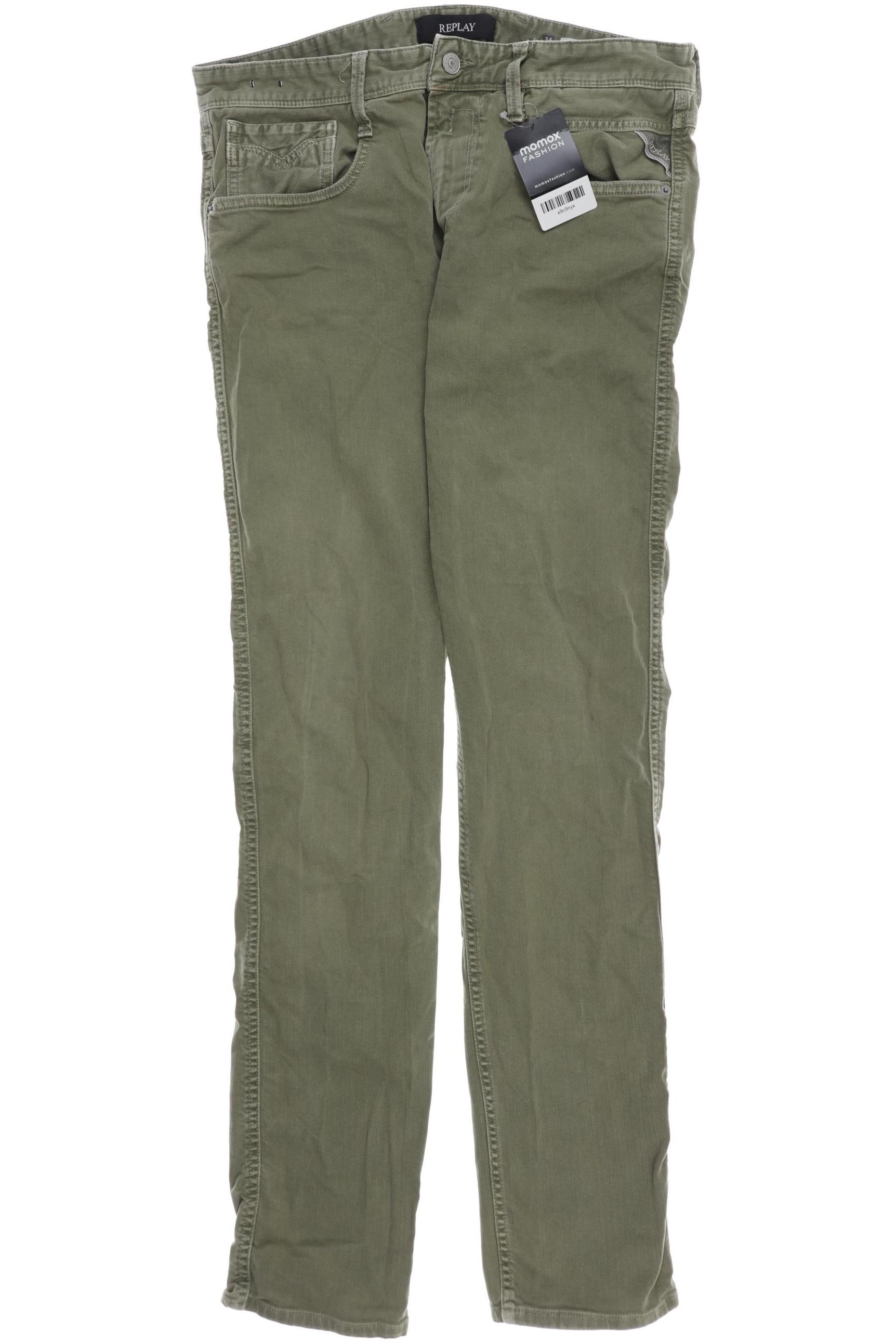 

Replay Herren Jeans, grün, Gr. 34