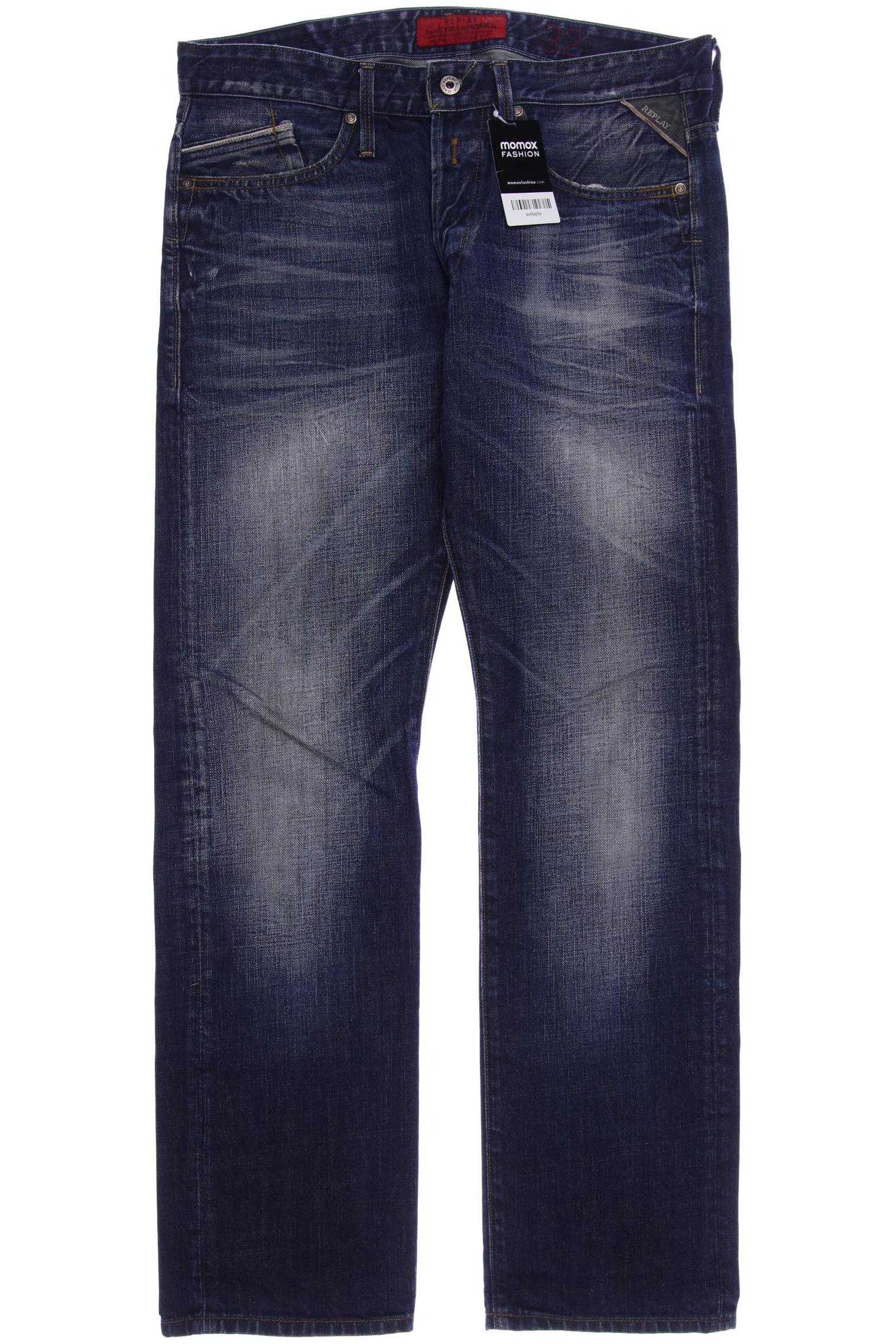 

Replay Herren Jeans, marineblau