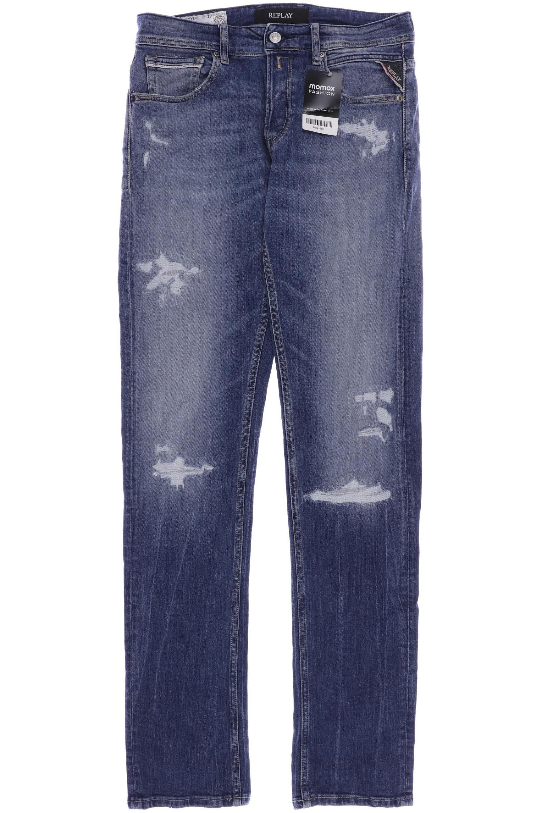 

Replay Herren Jeans, marineblau