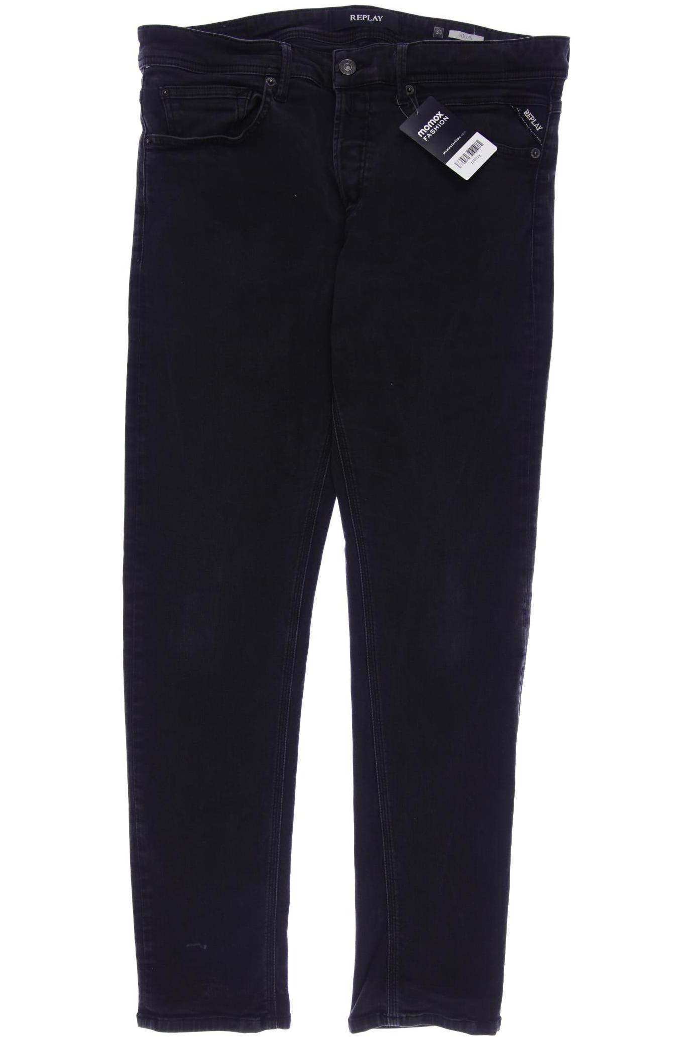 

Replay Herren Jeans, schwarz