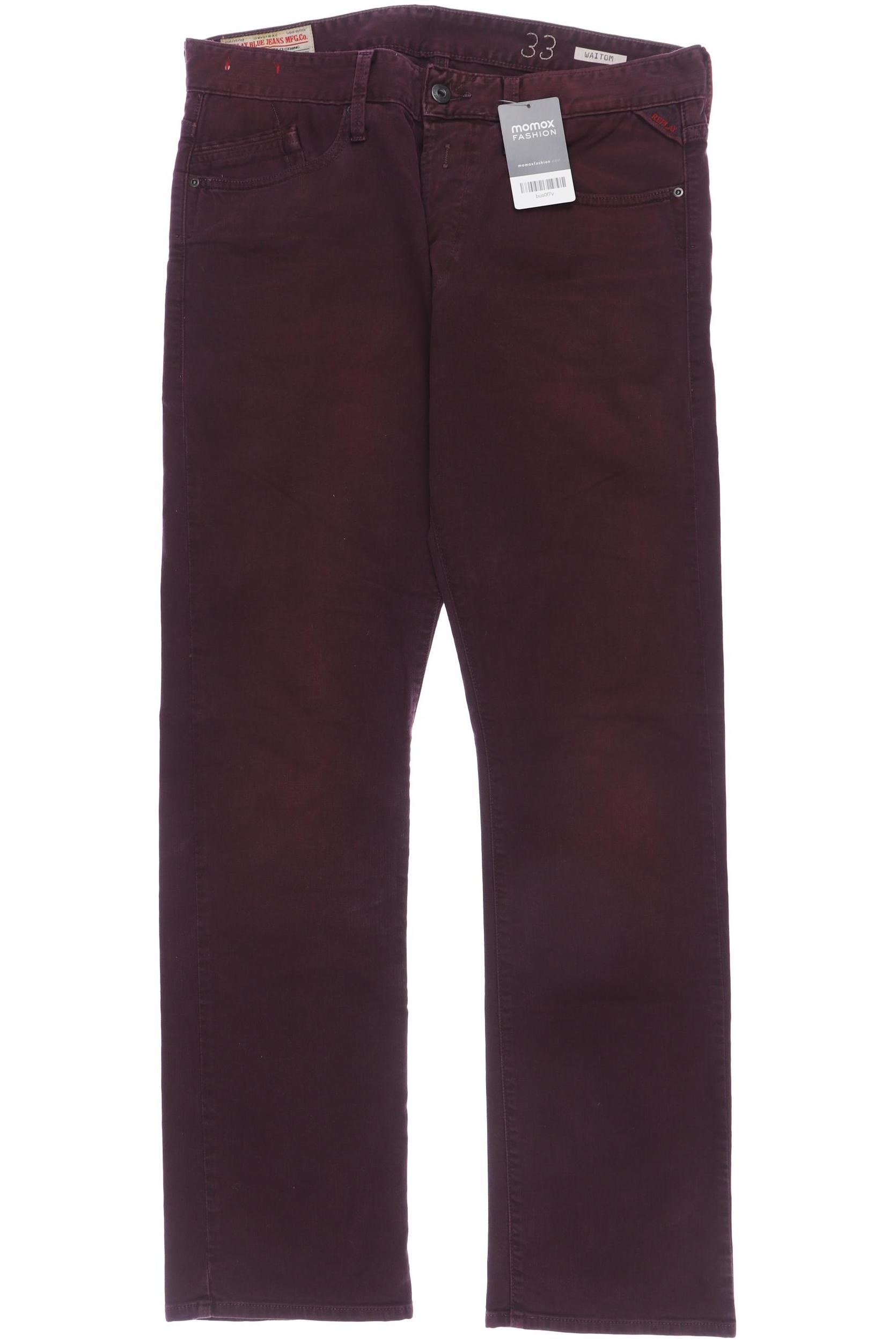 

Replay Herren Jeans, bordeaux