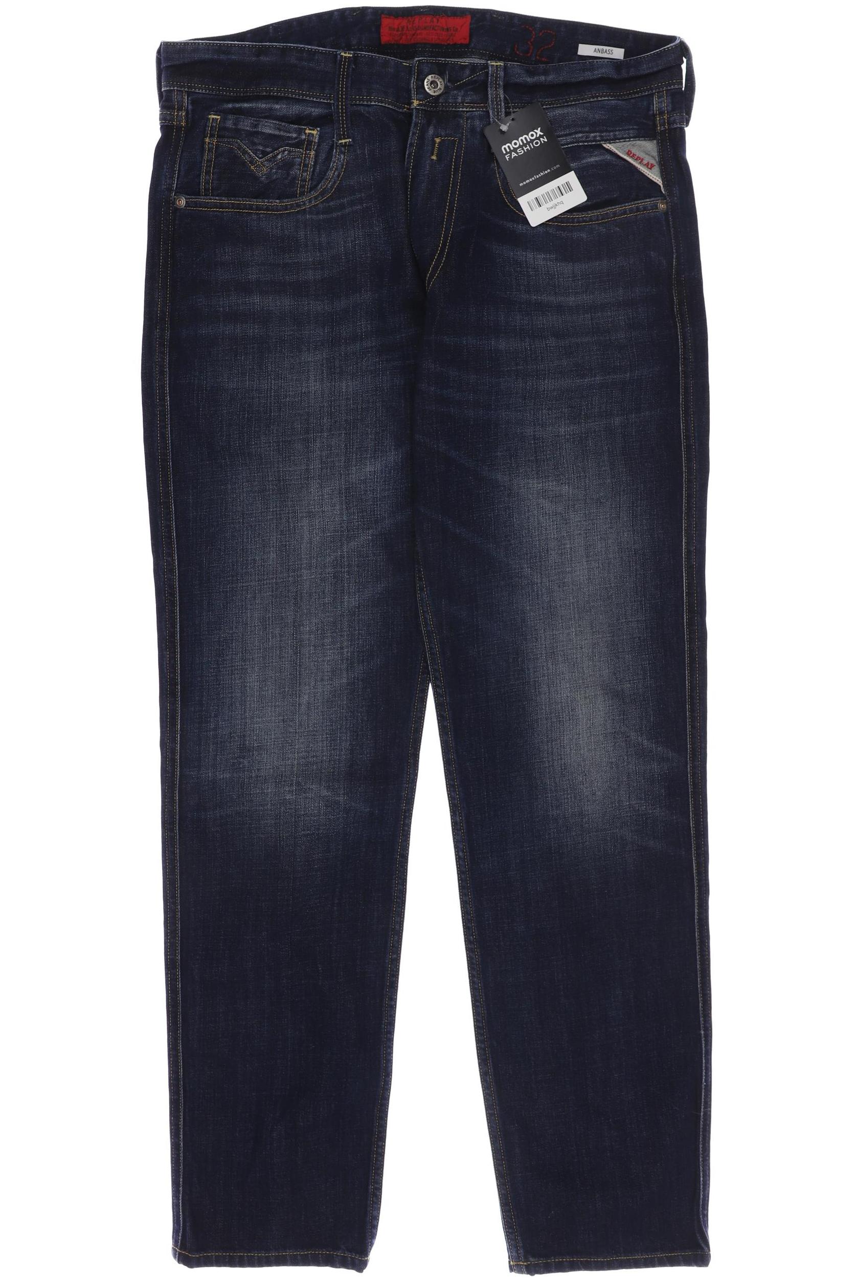 

Replay Herren Jeans, marineblau