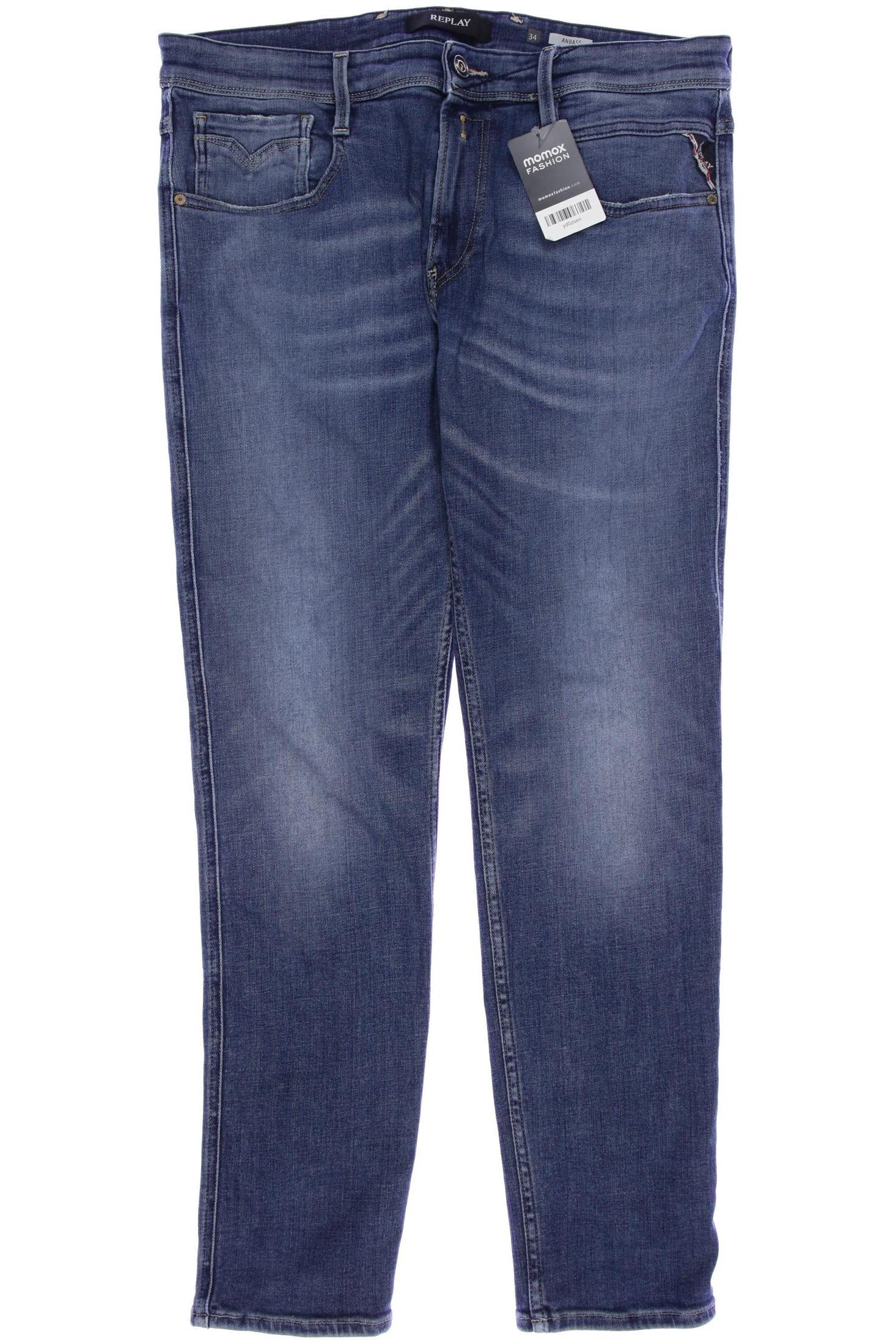 

Replay Herren Jeans, blau