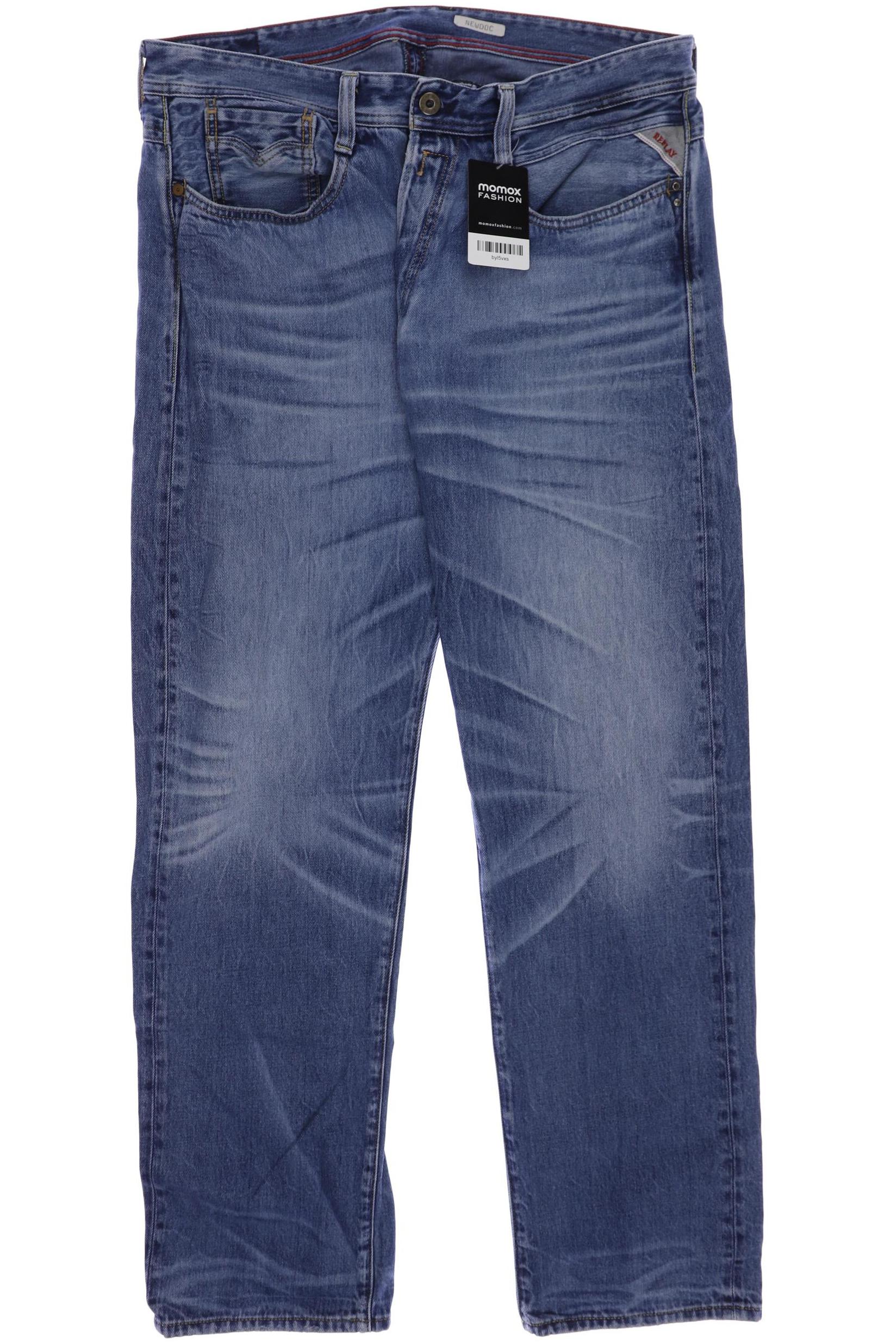 

Replay Herren Jeans, marineblau