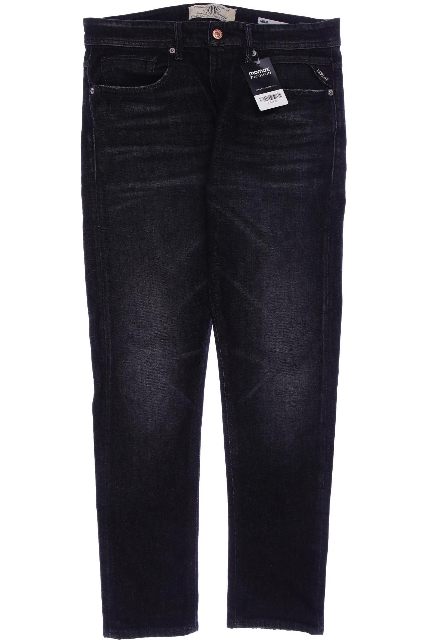 

Replay Herren Jeans, schwarz