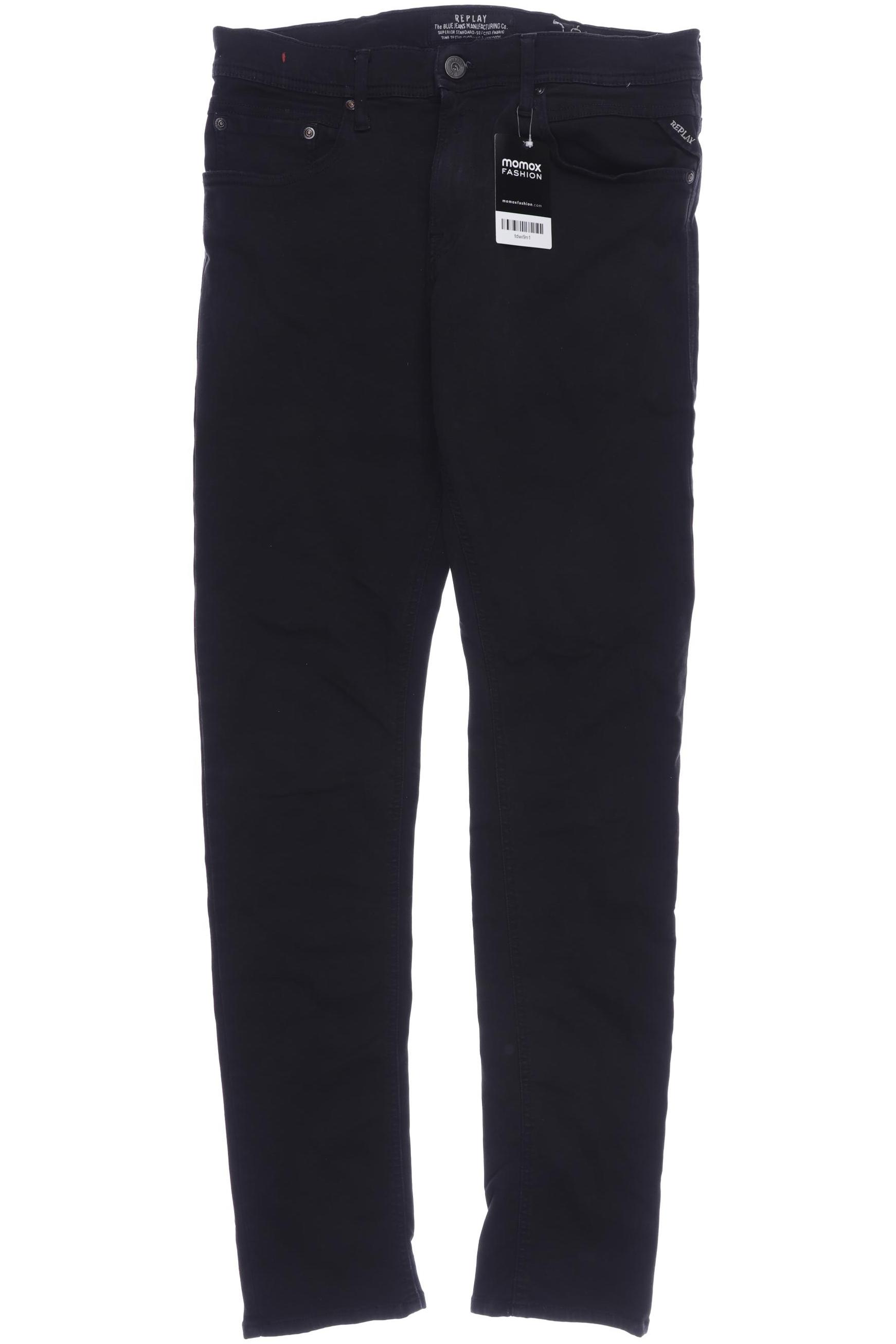

Replay Herren Jeans, schwarz