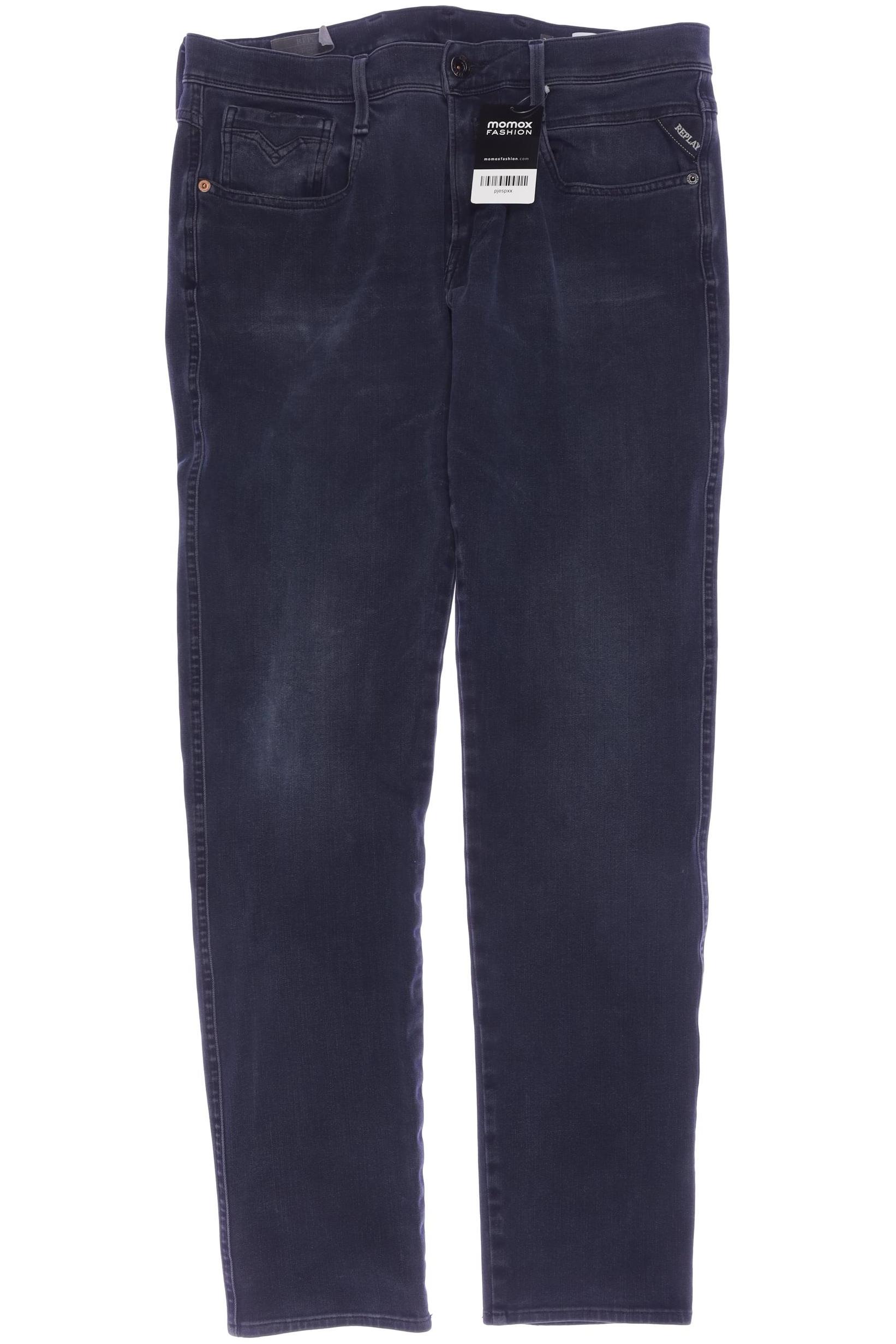 

Replay Herren Jeans, marineblau, Gr. 34