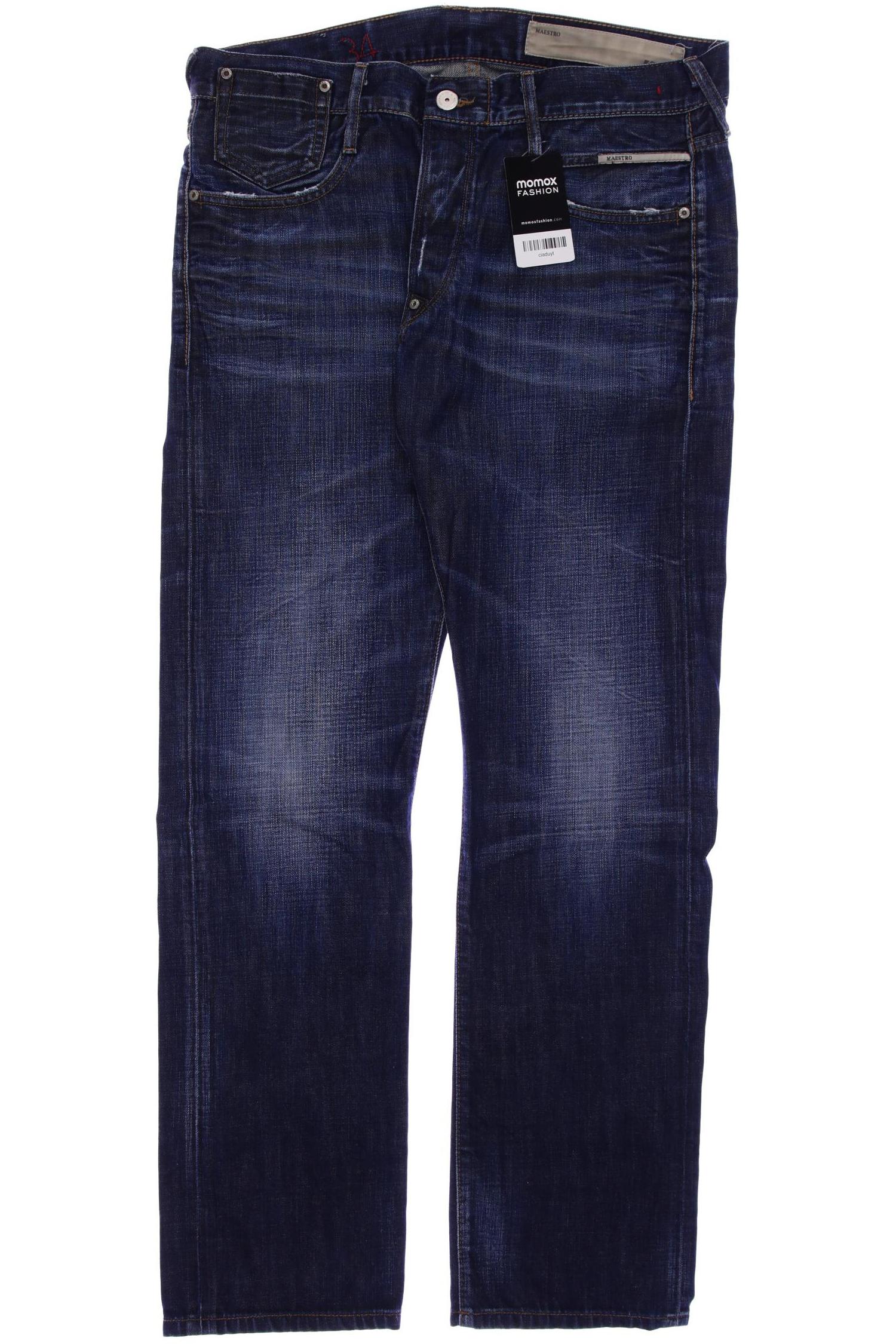 

Replay Herren Jeans, marineblau