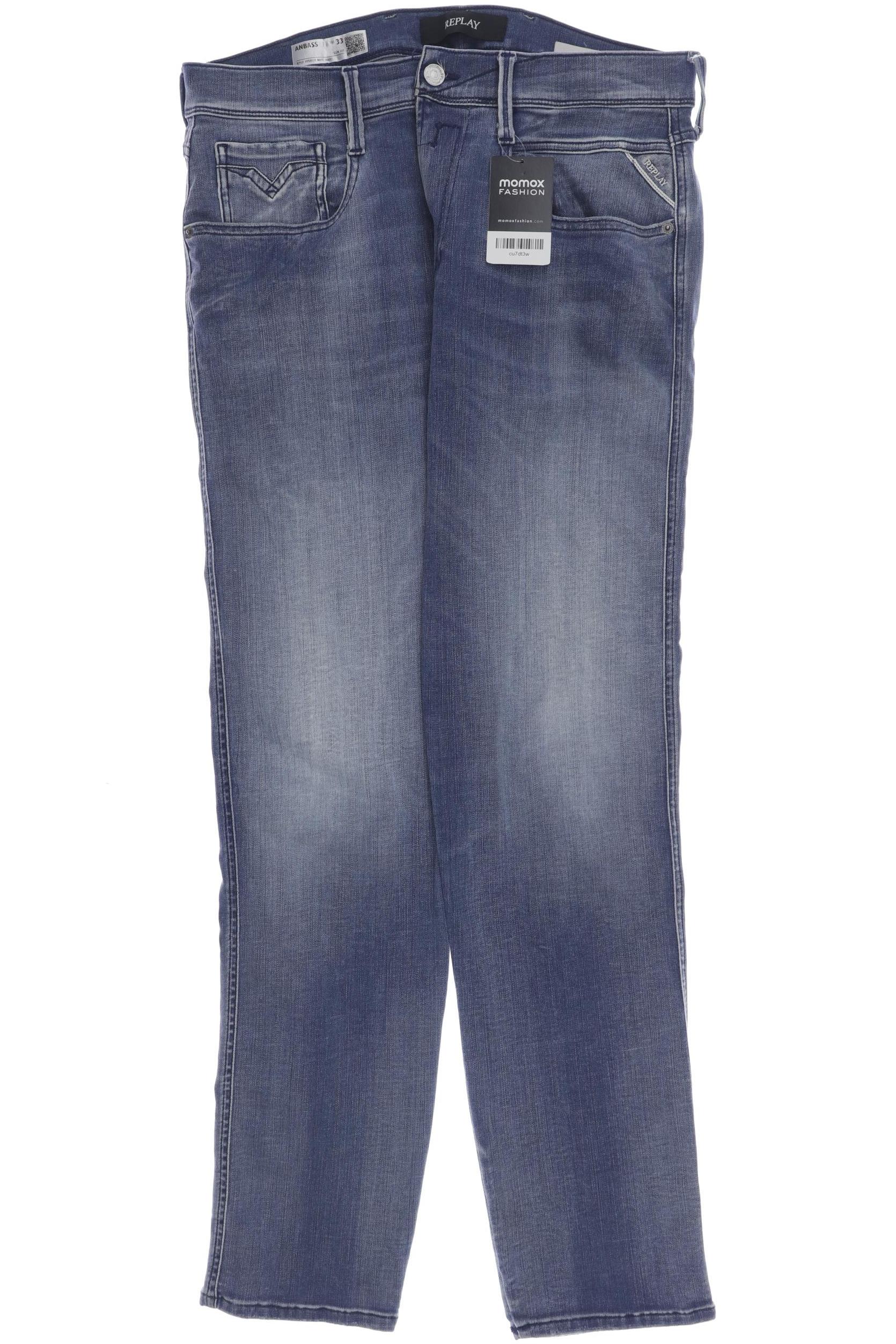 

Replay Herren Jeans, blau