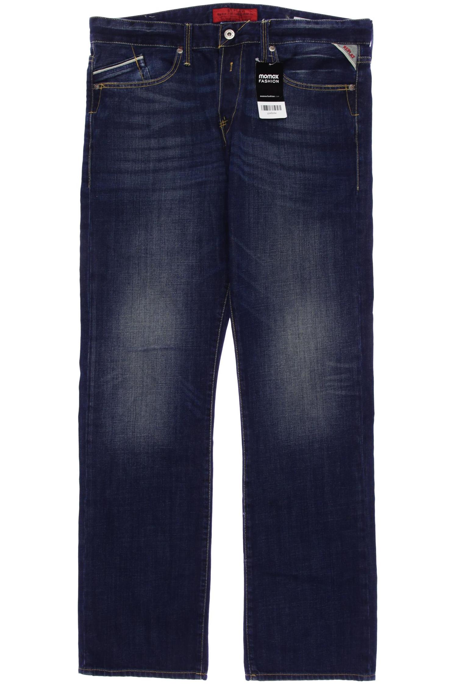 

Replay Herren Jeans, marineblau, Gr. 52