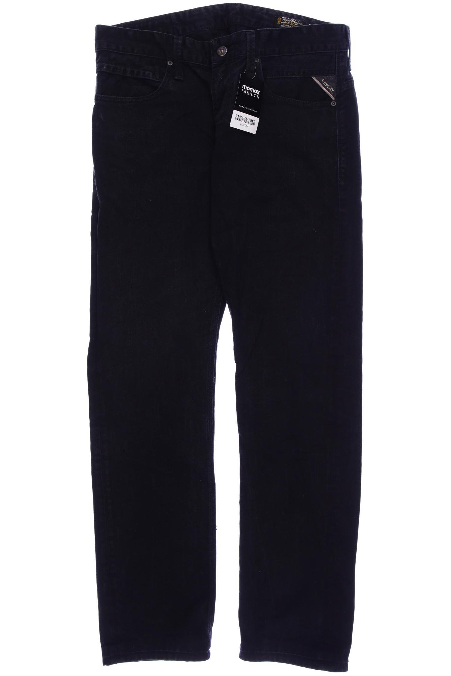 

Replay Herren Jeans, schwarz, Gr. 0