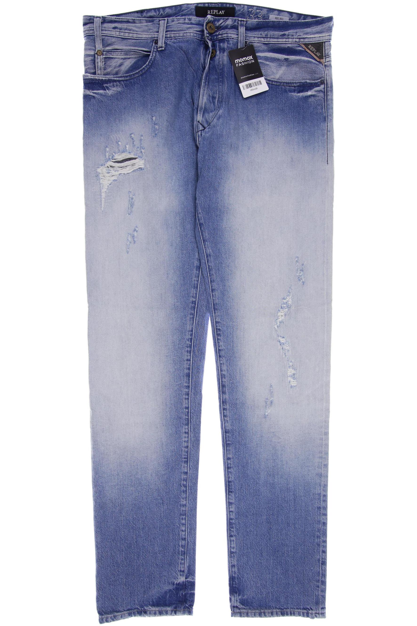 

Replay Herren Jeans, blau