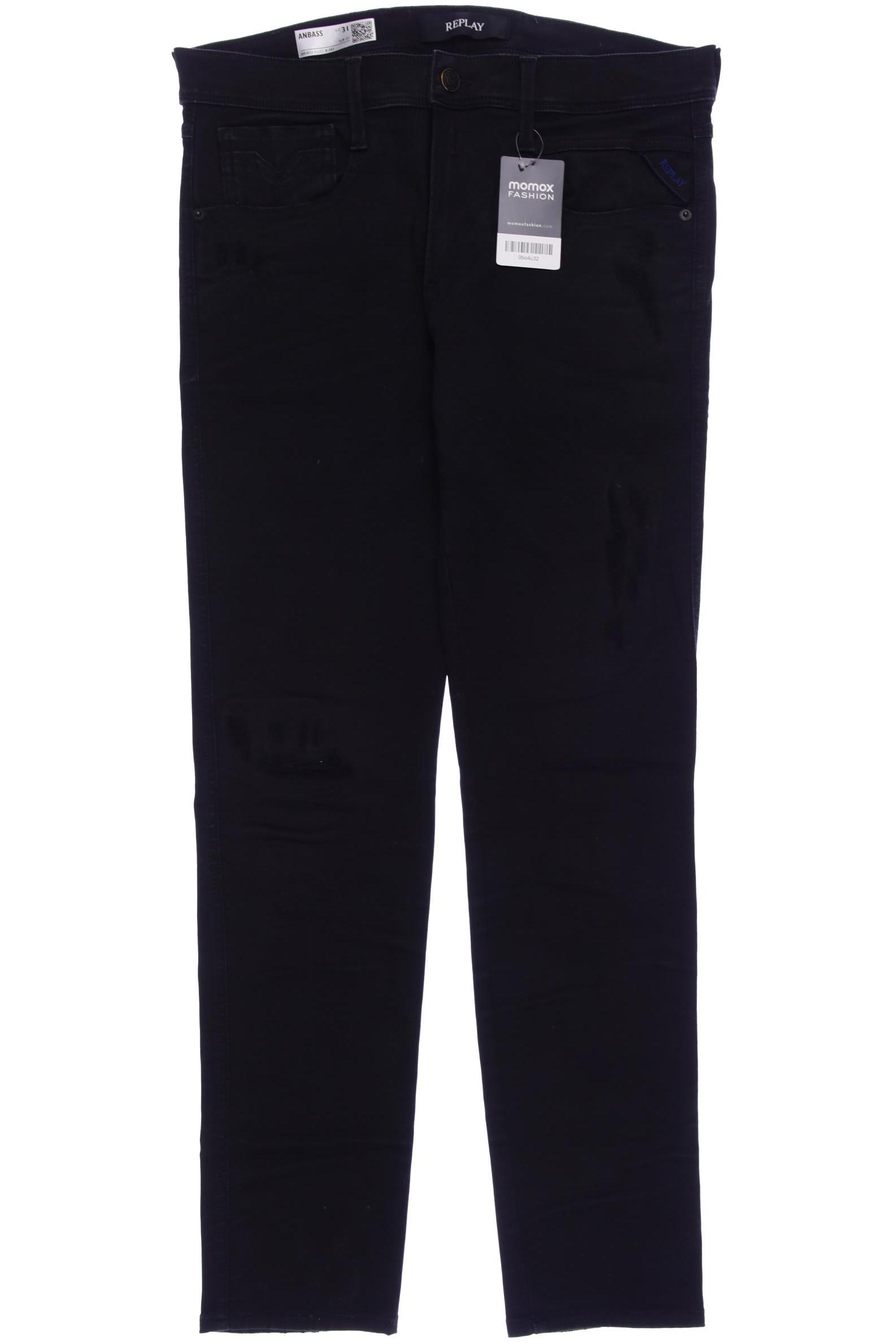 

Replay Herren Jeans, schwarz