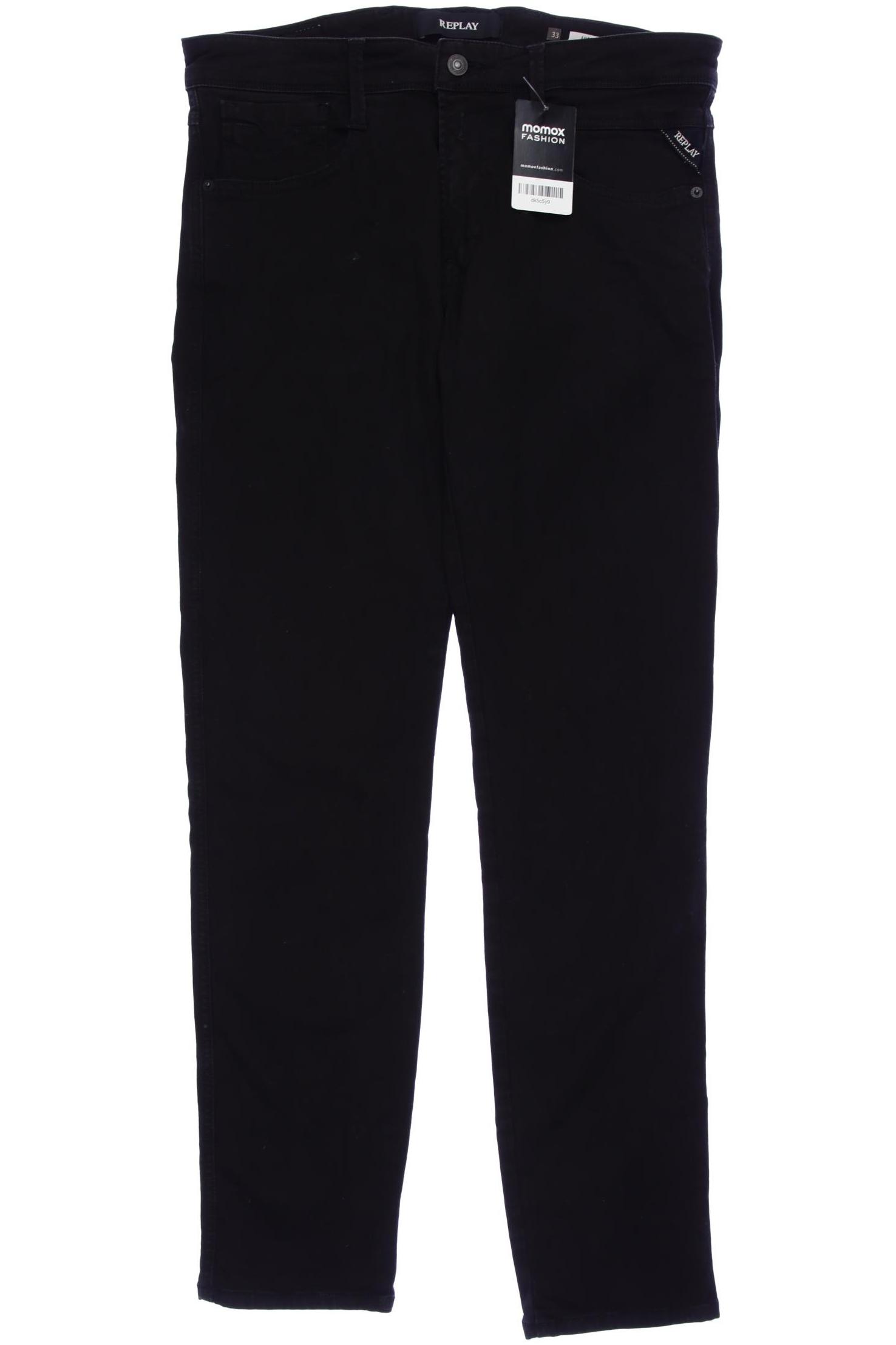 

Replay Herren Jeans, schwarz