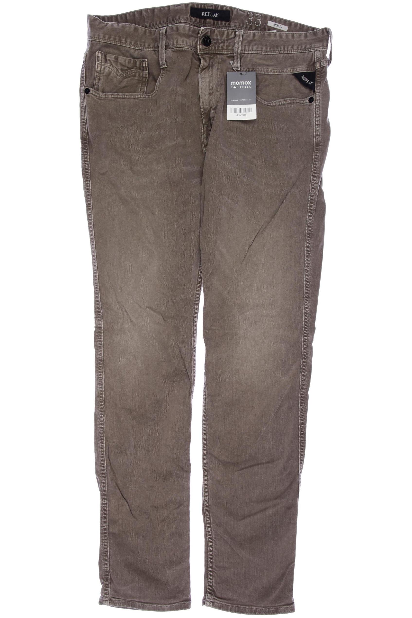 

Replay Herren Jeans, braun, Gr. 33
