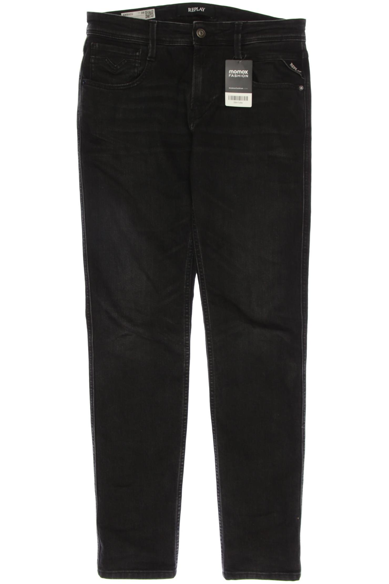 

Replay Herren Jeans, schwarz