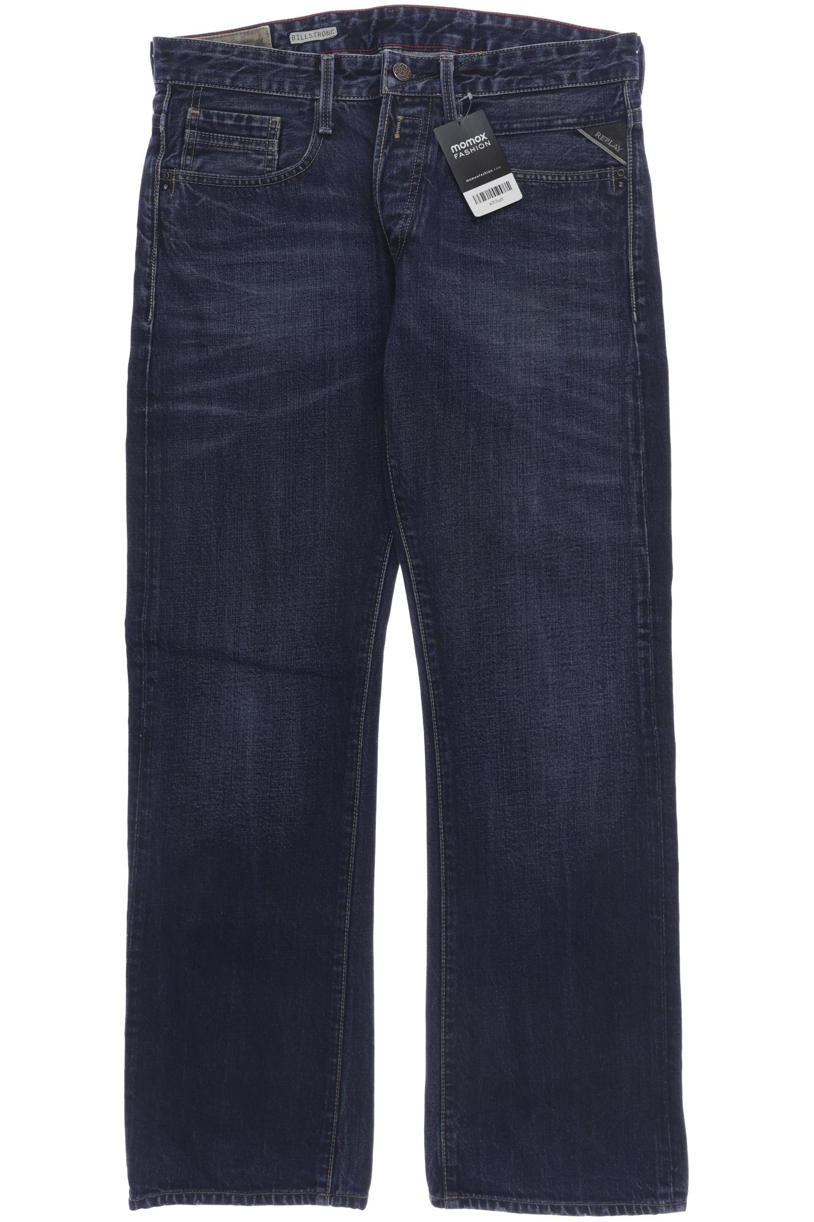 

Replay Herren Jeans, marineblau