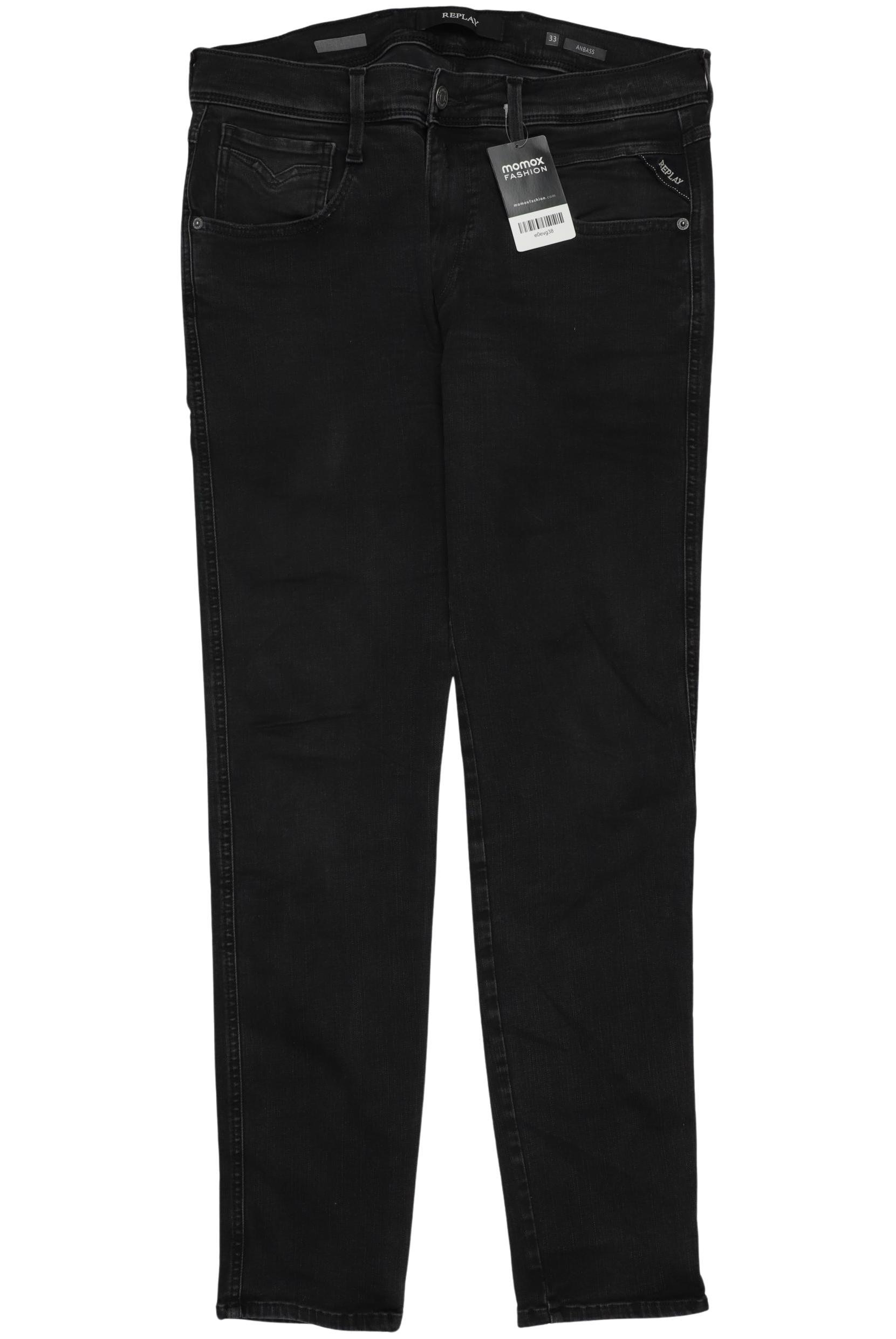

Replay Herren Jeans, schwarz, Gr. 33