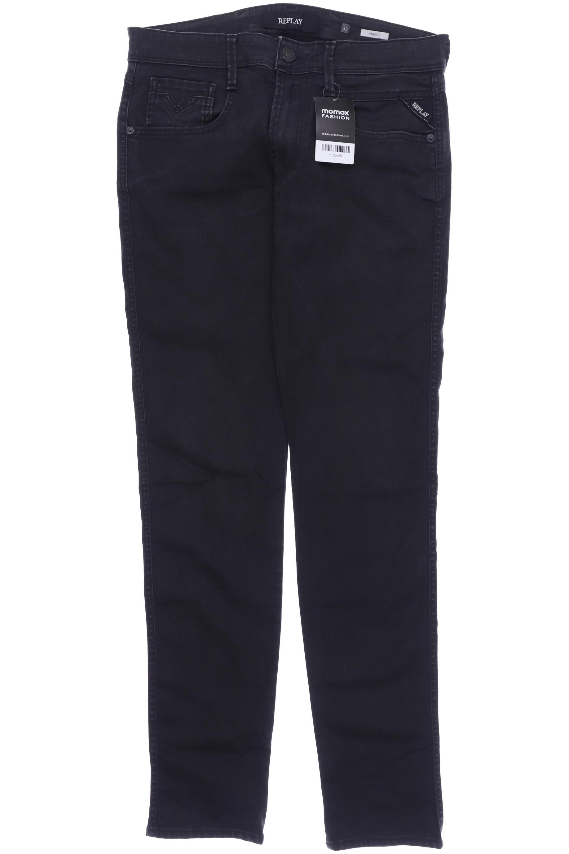 

Replay Herren Jeans, schwarz, Gr. 33