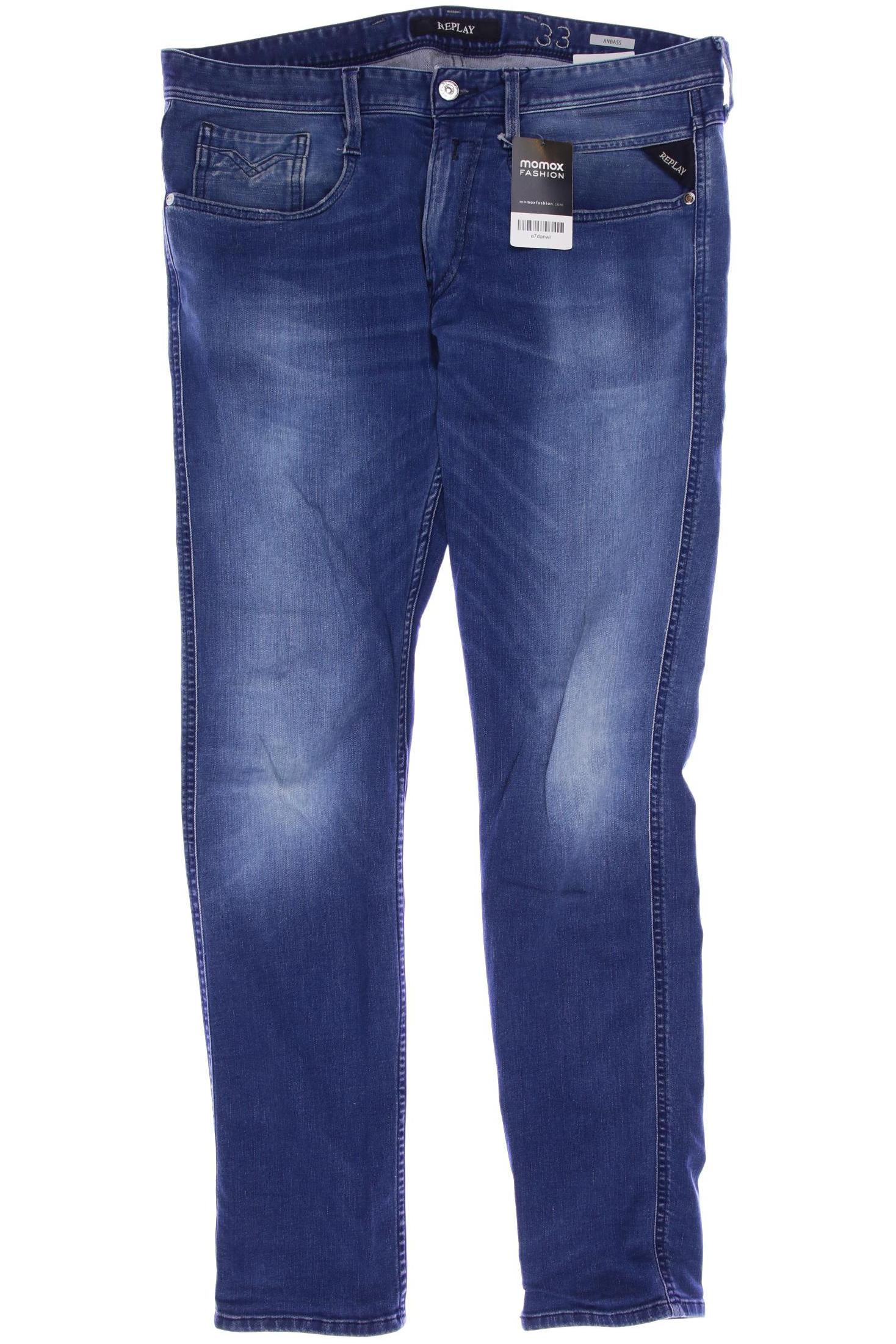 

Replay Herren Jeans, blau