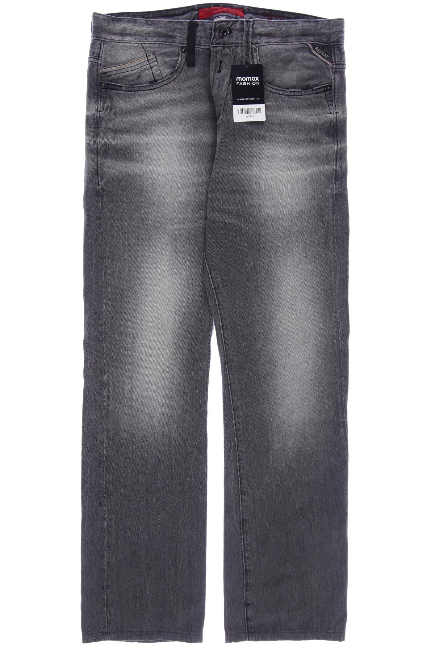 

Replay Herren Jeans, grau, Gr. 50