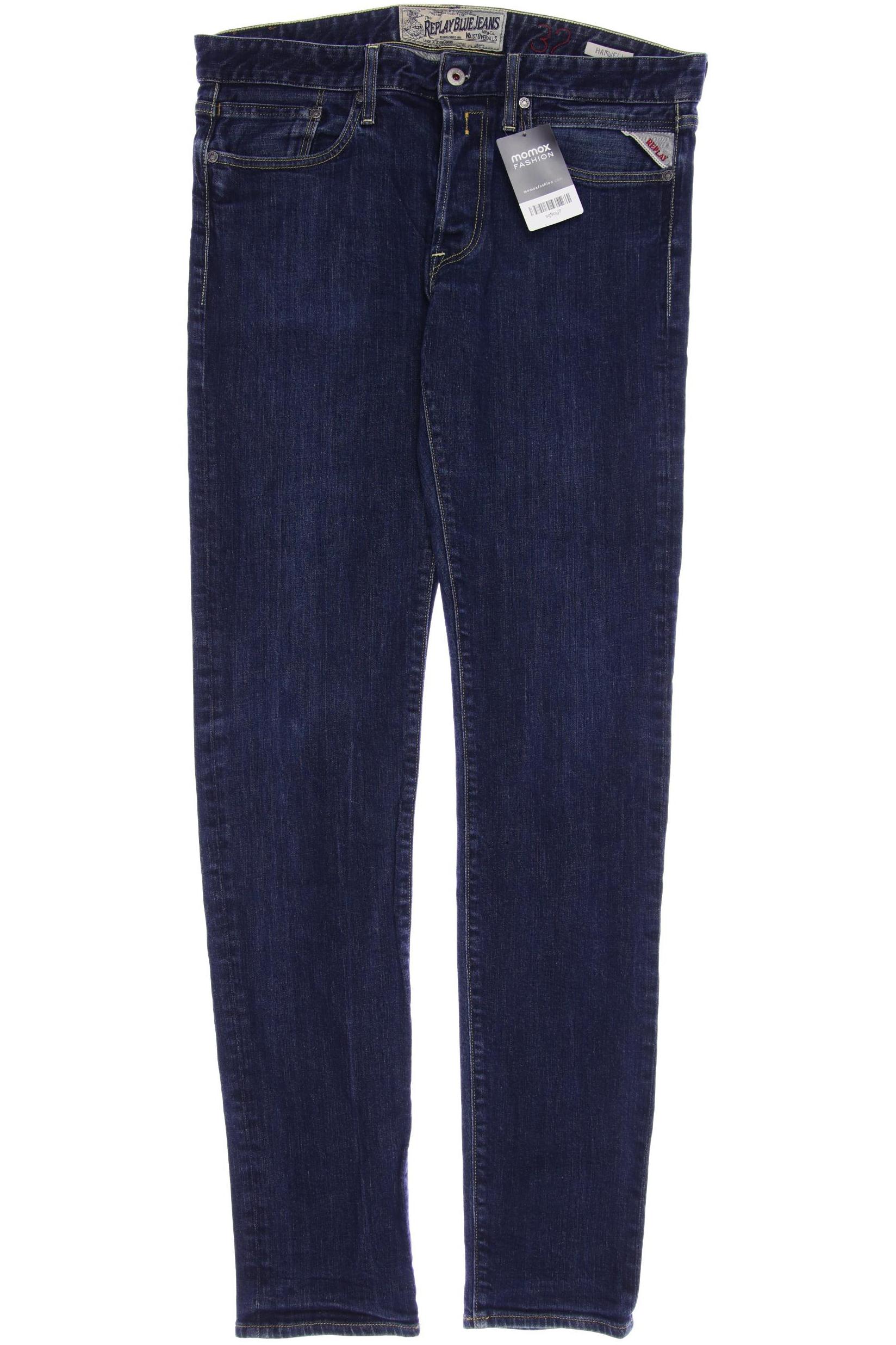 

Replay Herren Jeans, marineblau