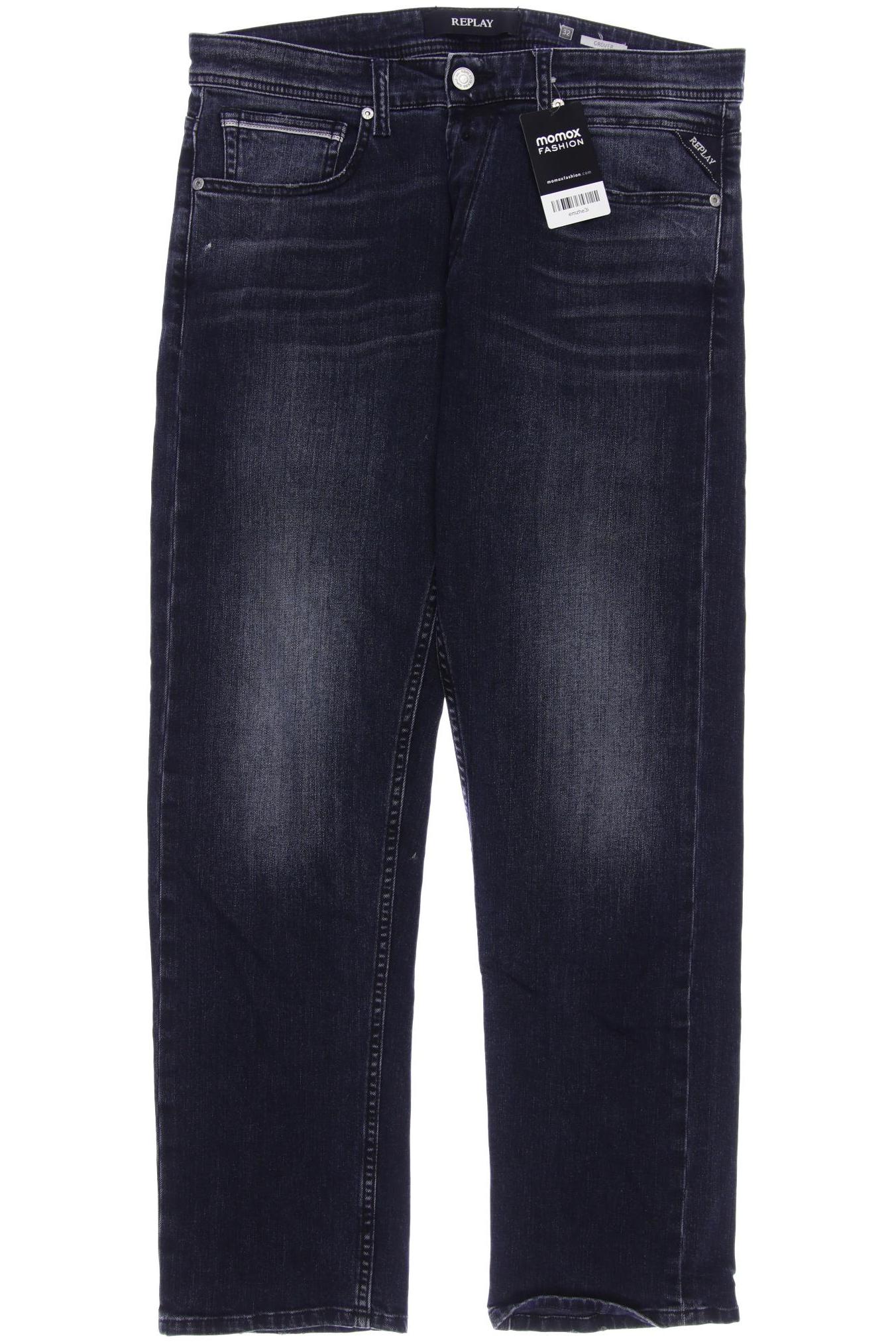 

Replay Herren Jeans, marineblau