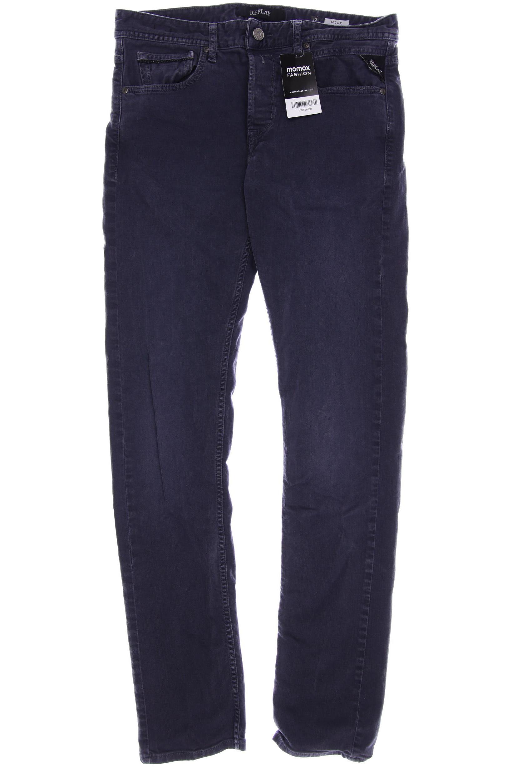 

Replay Herren Jeans, marineblau