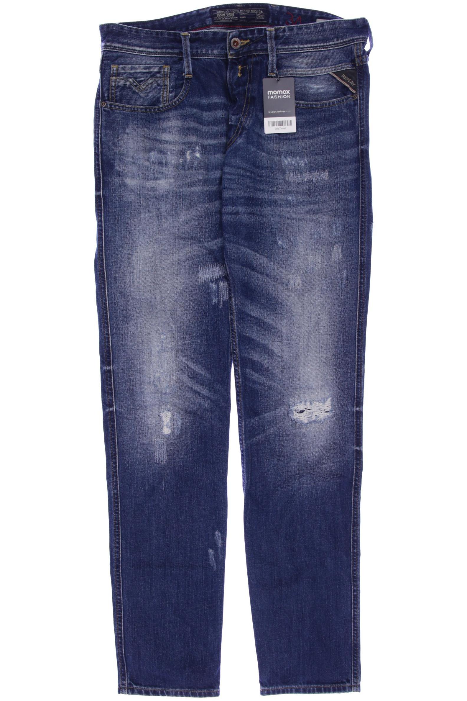 

Replay Herren Jeans, blau