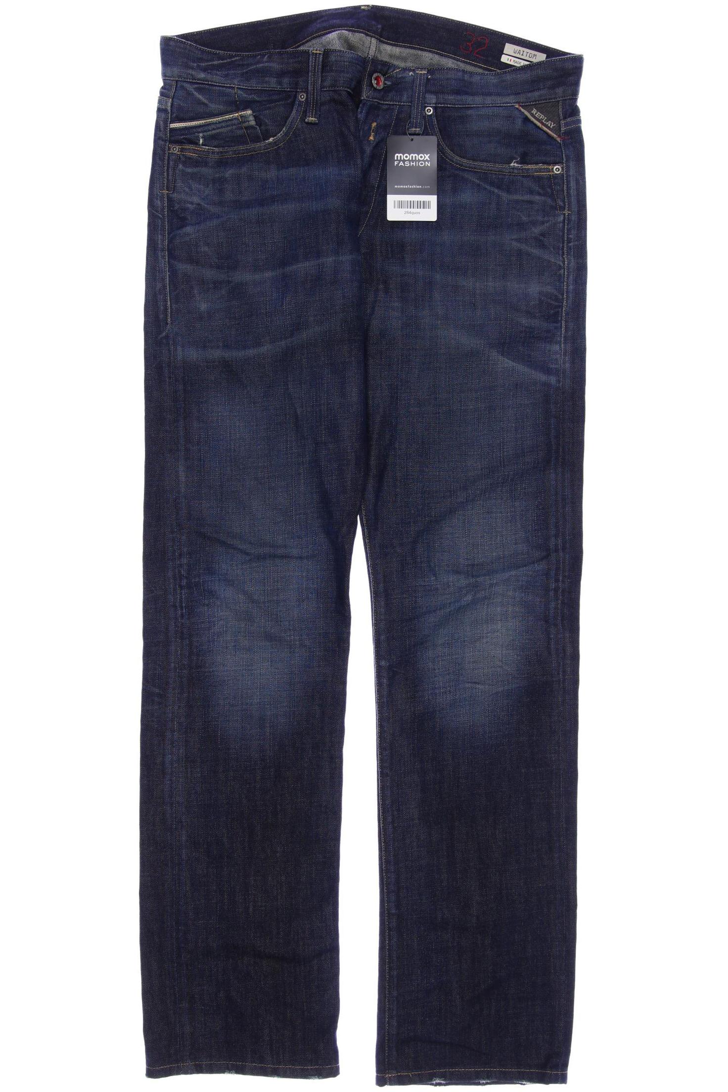 

Replay Herren Jeans, marineblau