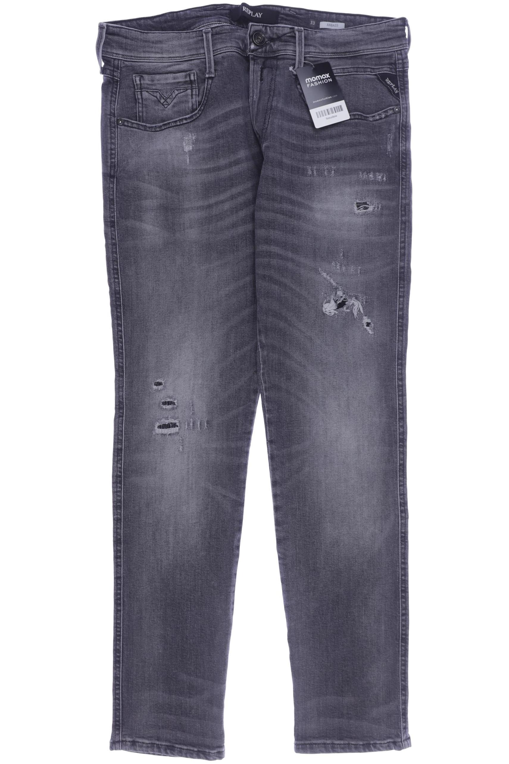 

Replay Herren Jeans, grau, Gr. 33