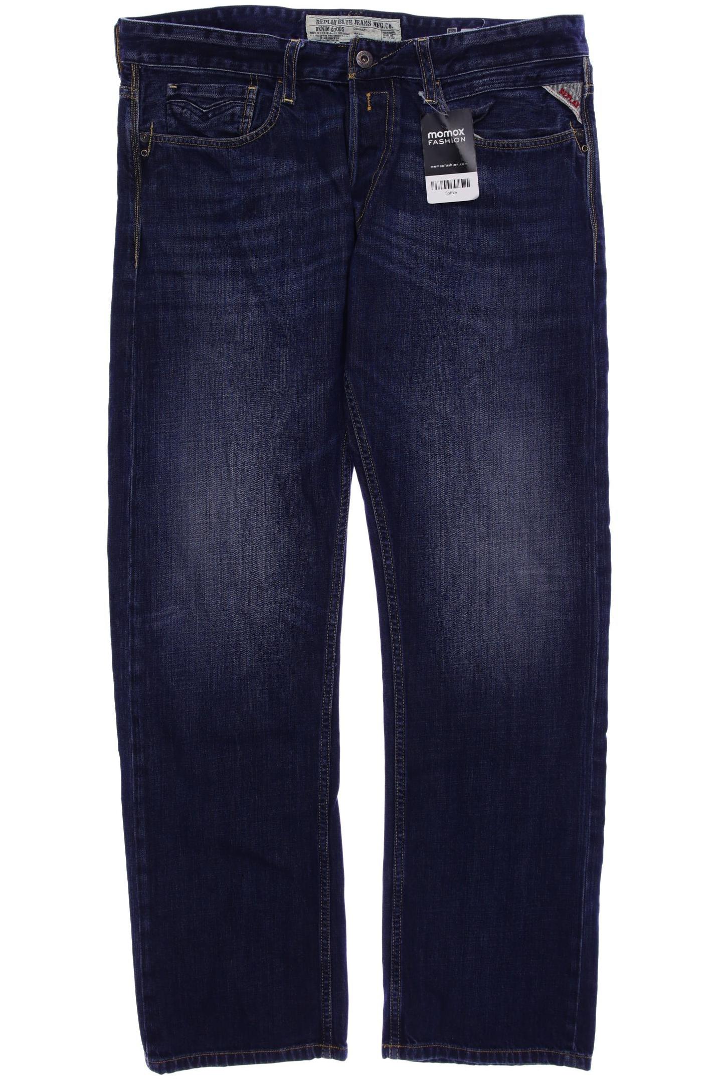 

Replay Herren Jeans, marineblau