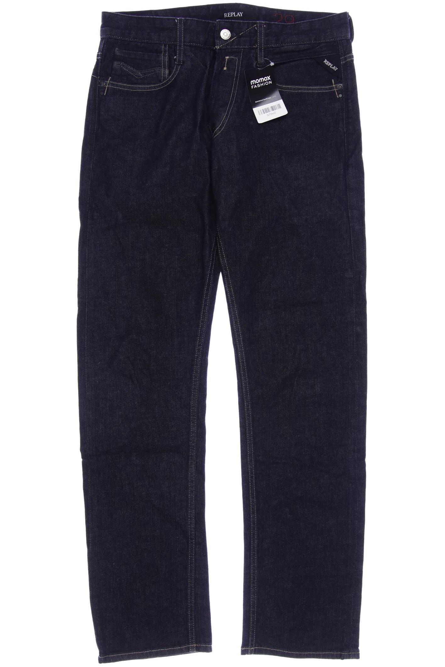 

Replay Herren Jeans, marineblau